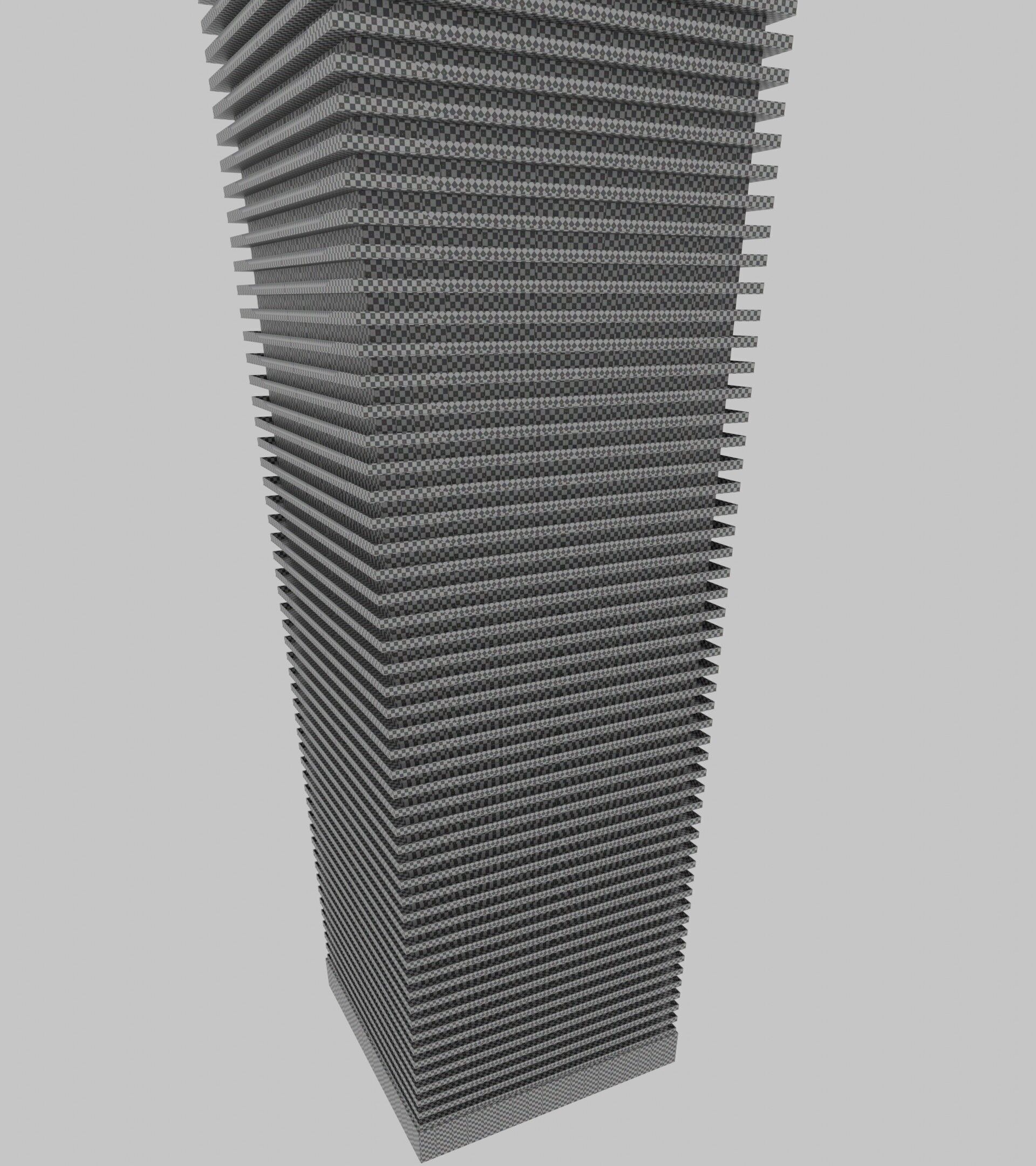 Parametric Building 1a12 3D model_21