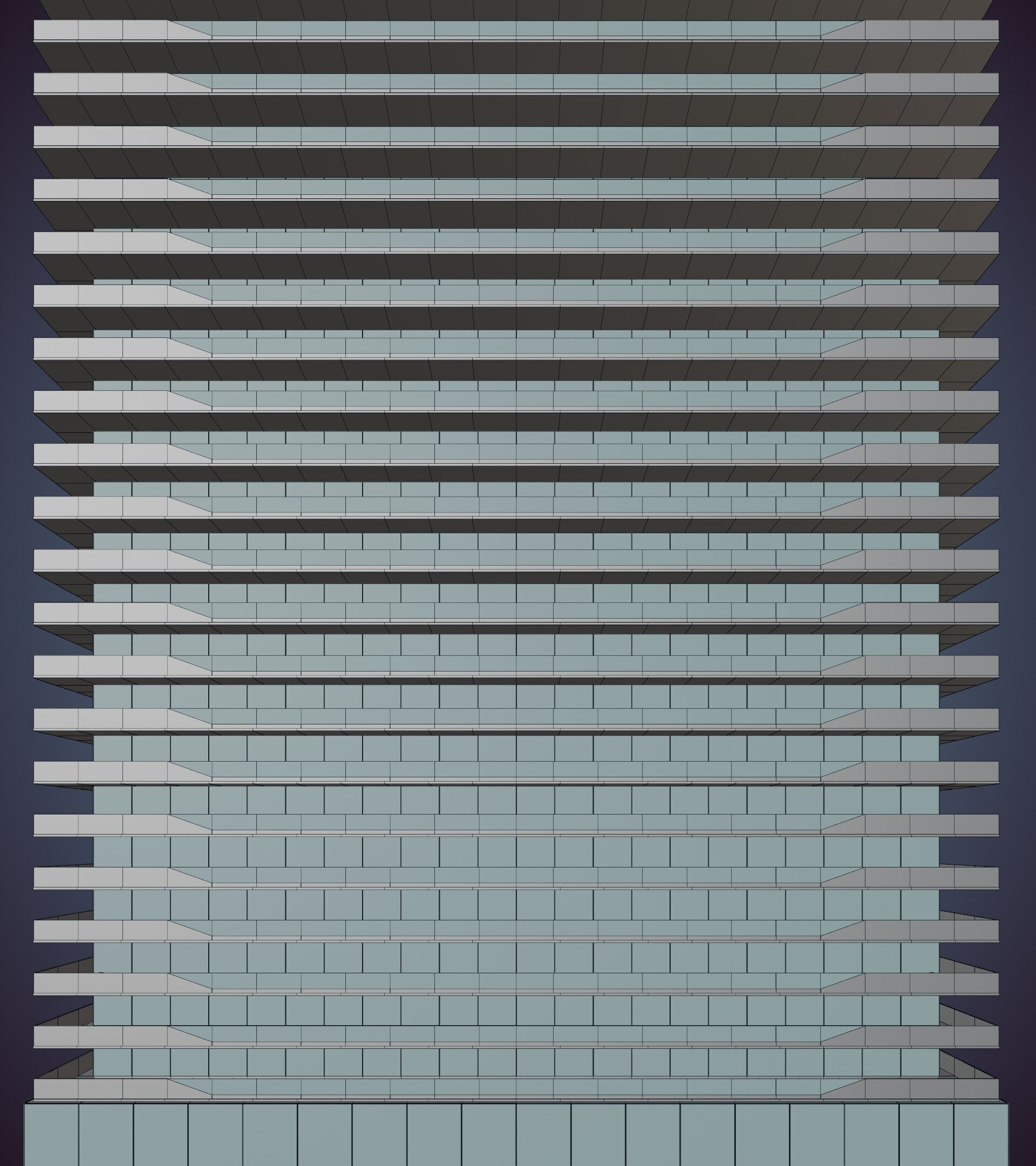 Parametric Building 1a12 3D model_50