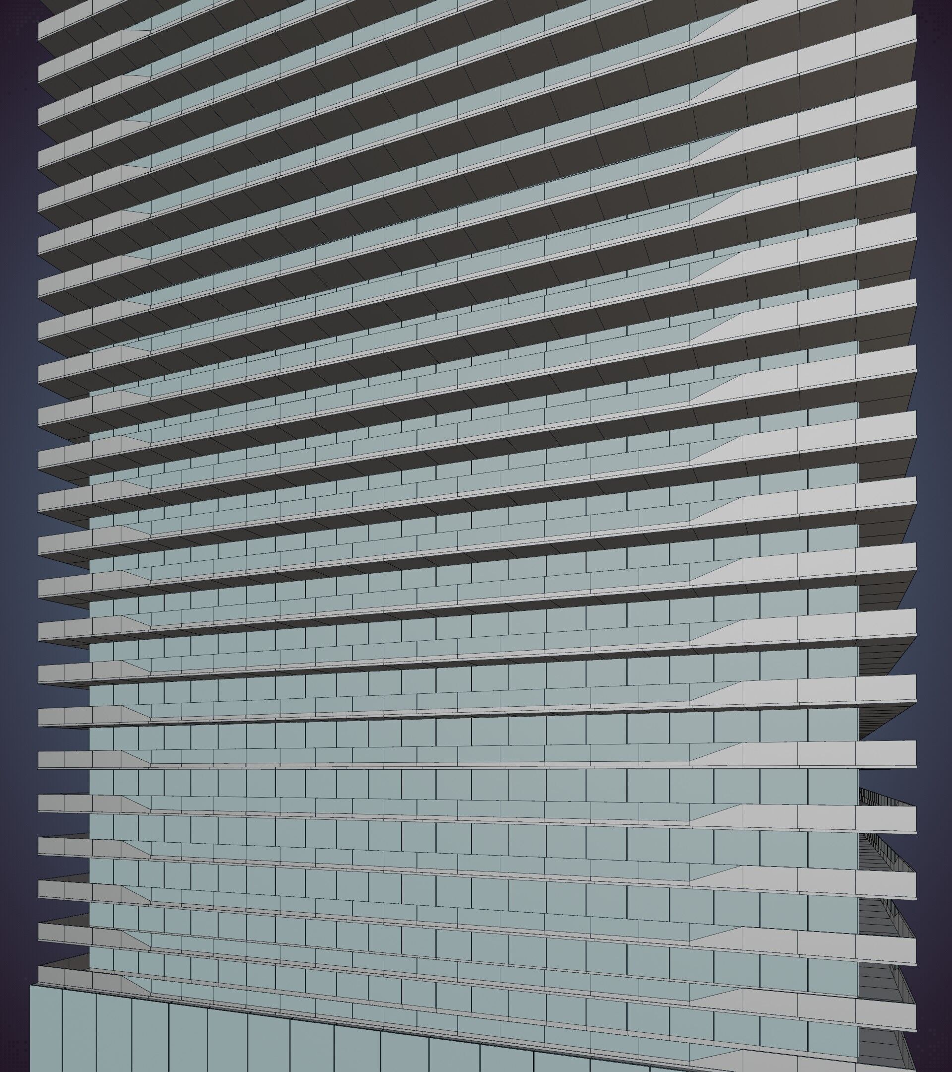 Parametric Building 1a12 3D model_52