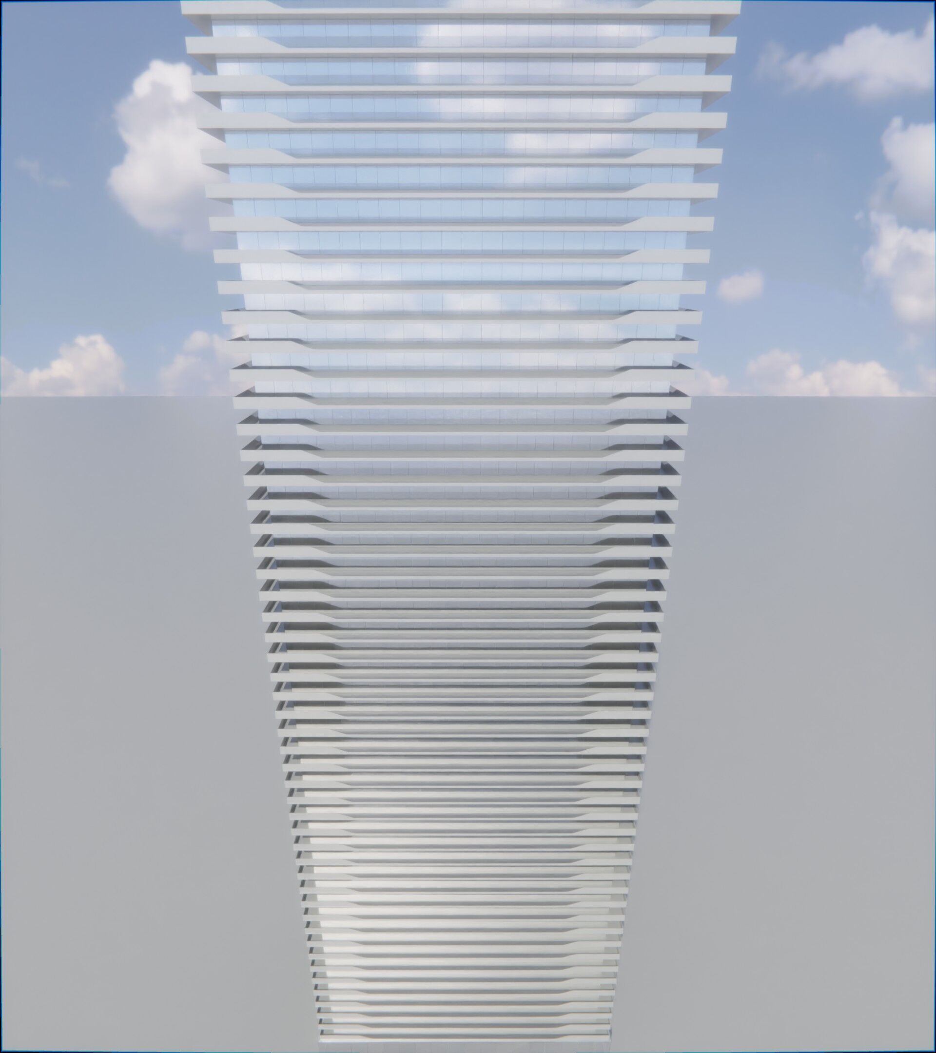 Parametric Building 1a12 3D model_7