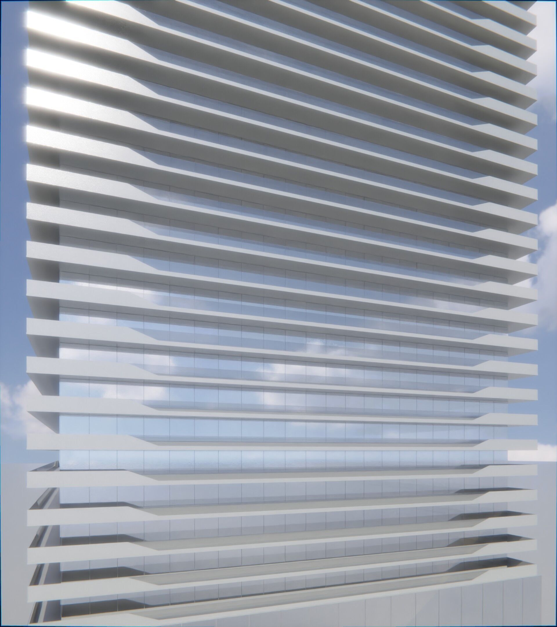 Parametric Building 1a12 3D model_11
