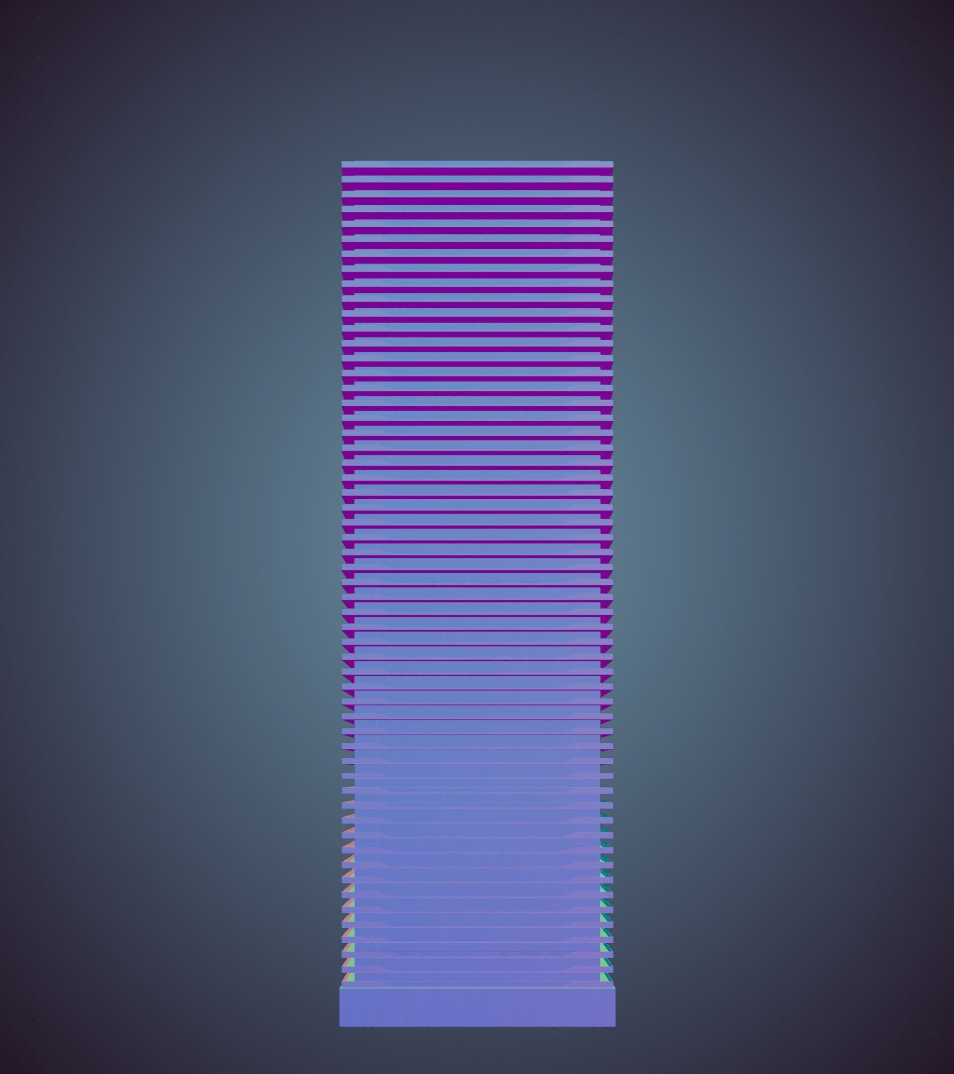 Parametric Building 1a12 3D model_28