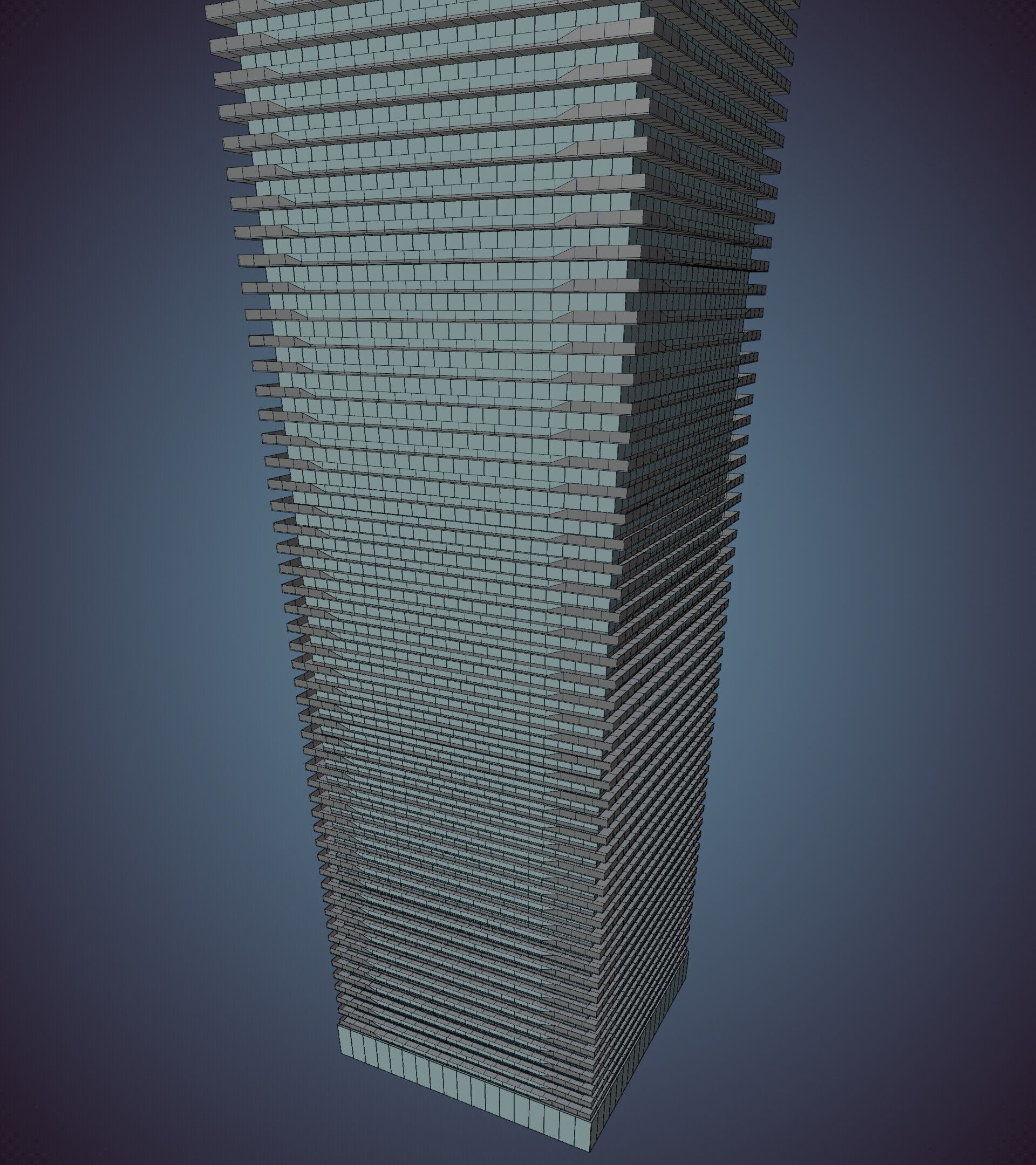 Parametric Building 1a12 3D model_49
