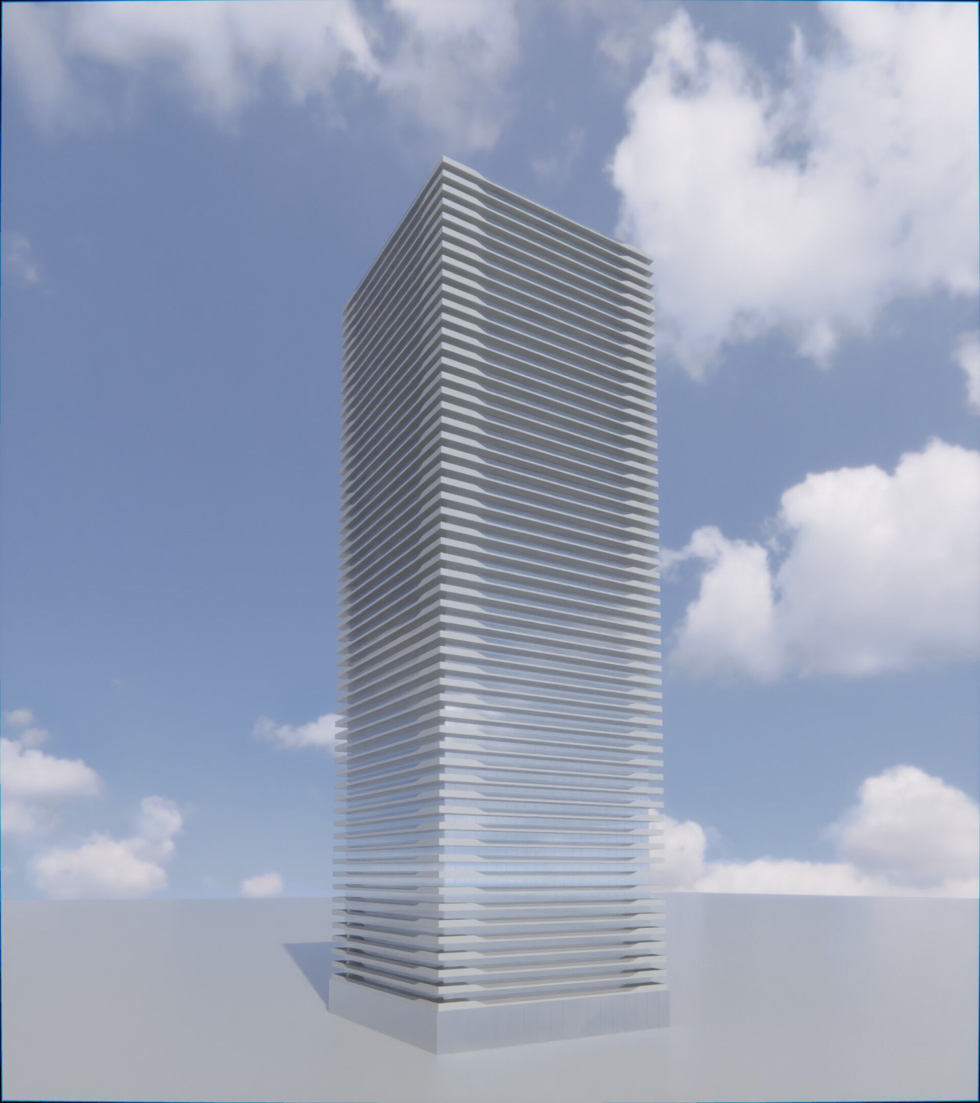 Parametric Building 1a12 3D model_2