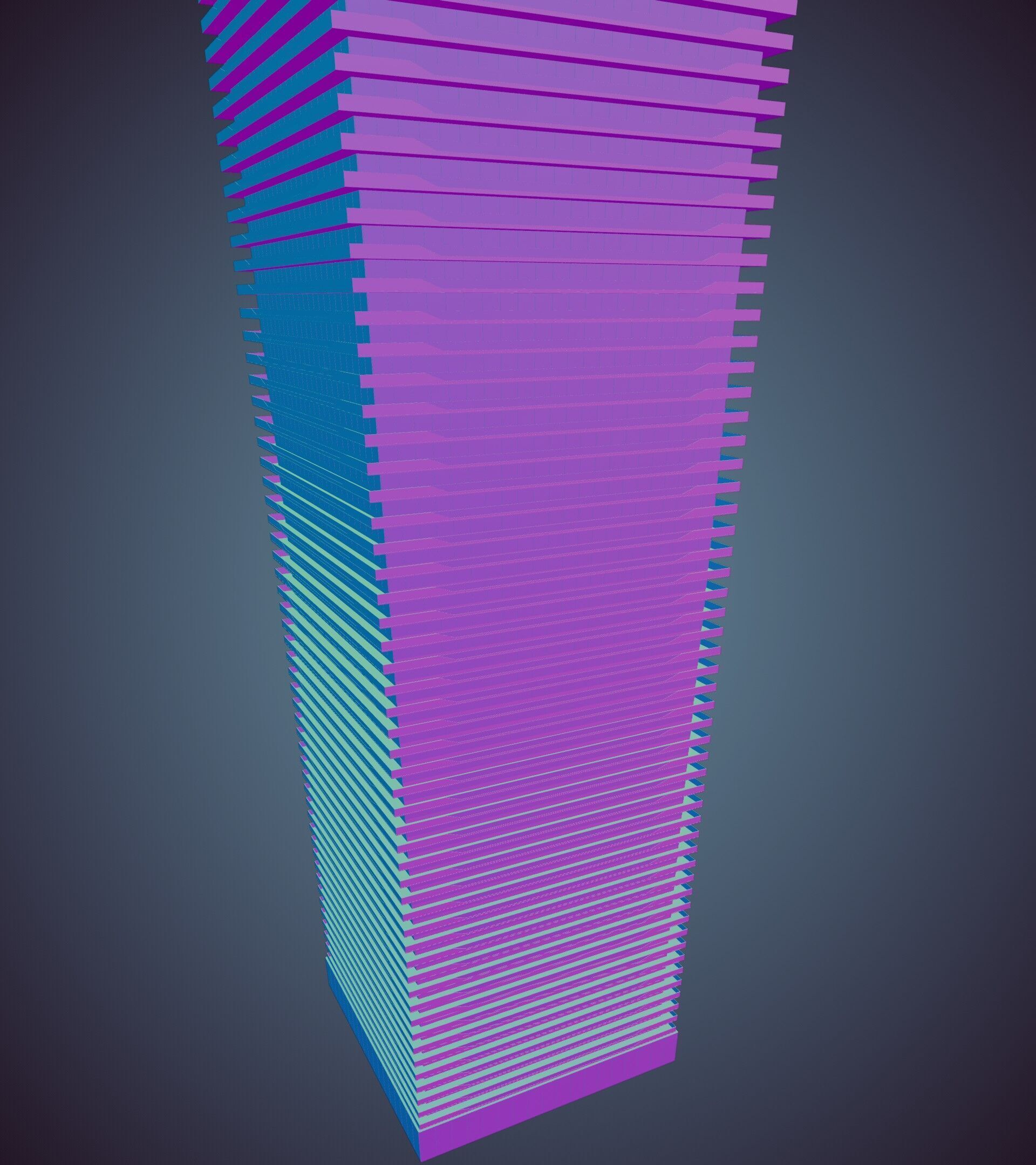 Parametric Building 1a12 3D model_35