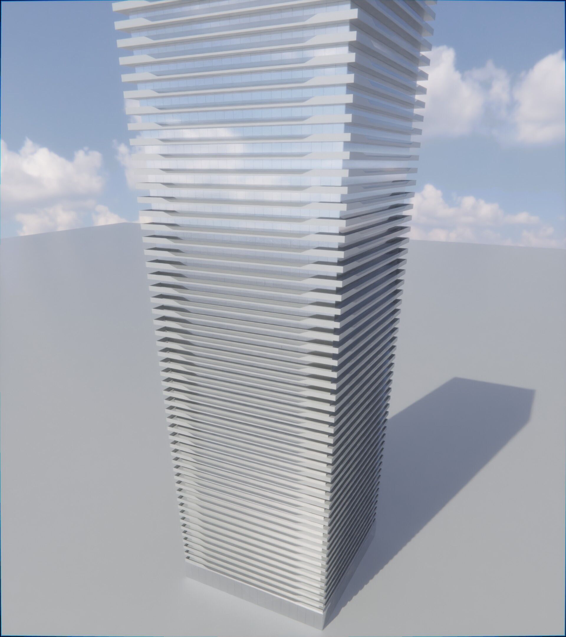 Parametric Building 1a12 3D model_9