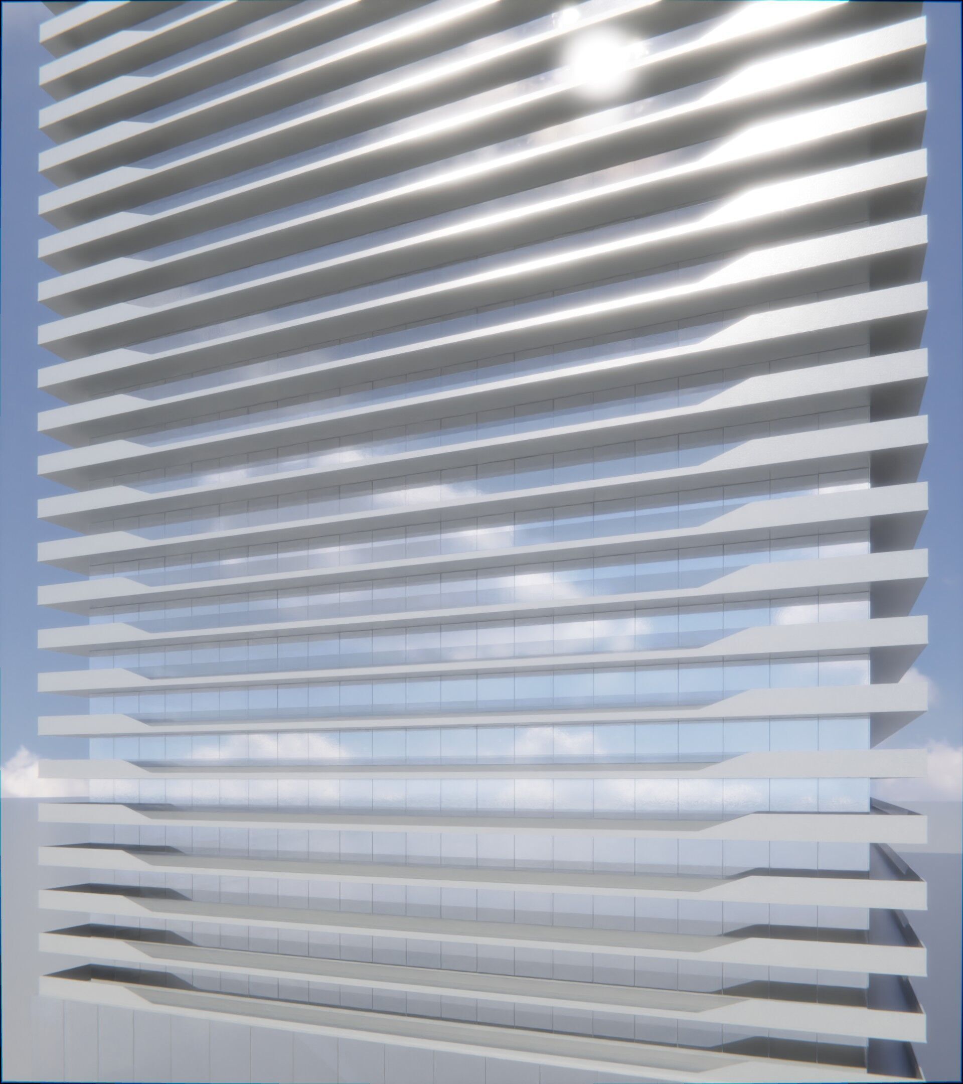 Parametric Building 1a12 3D model_12