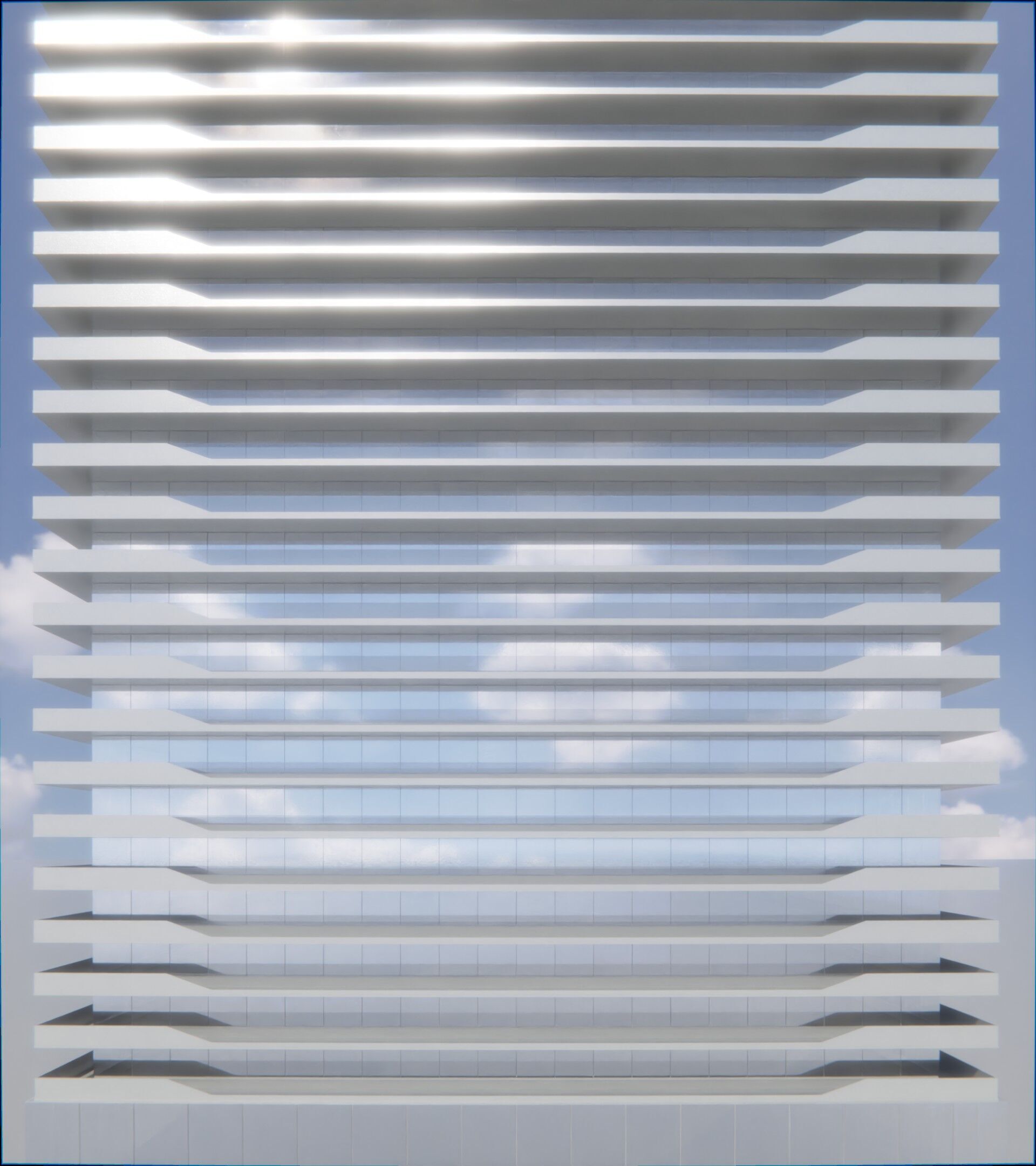 Parametric Building 1a12 3D model_10