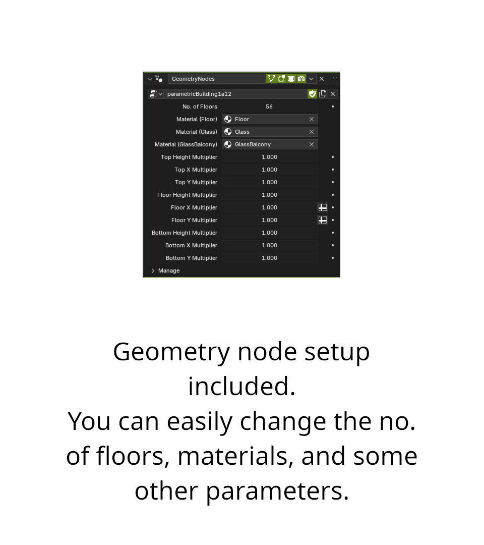 Parametric Building 1a12 3D model_27