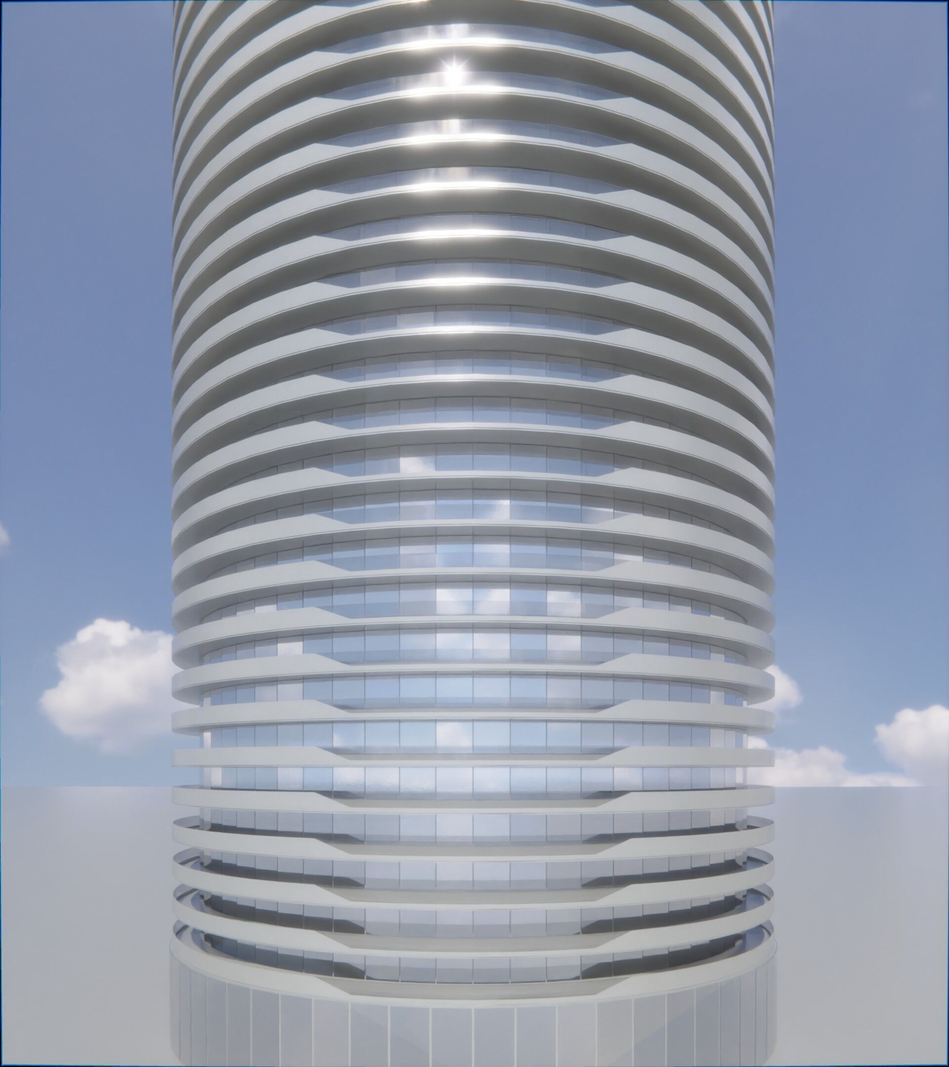 Parametric Building 1b12 3D model_10