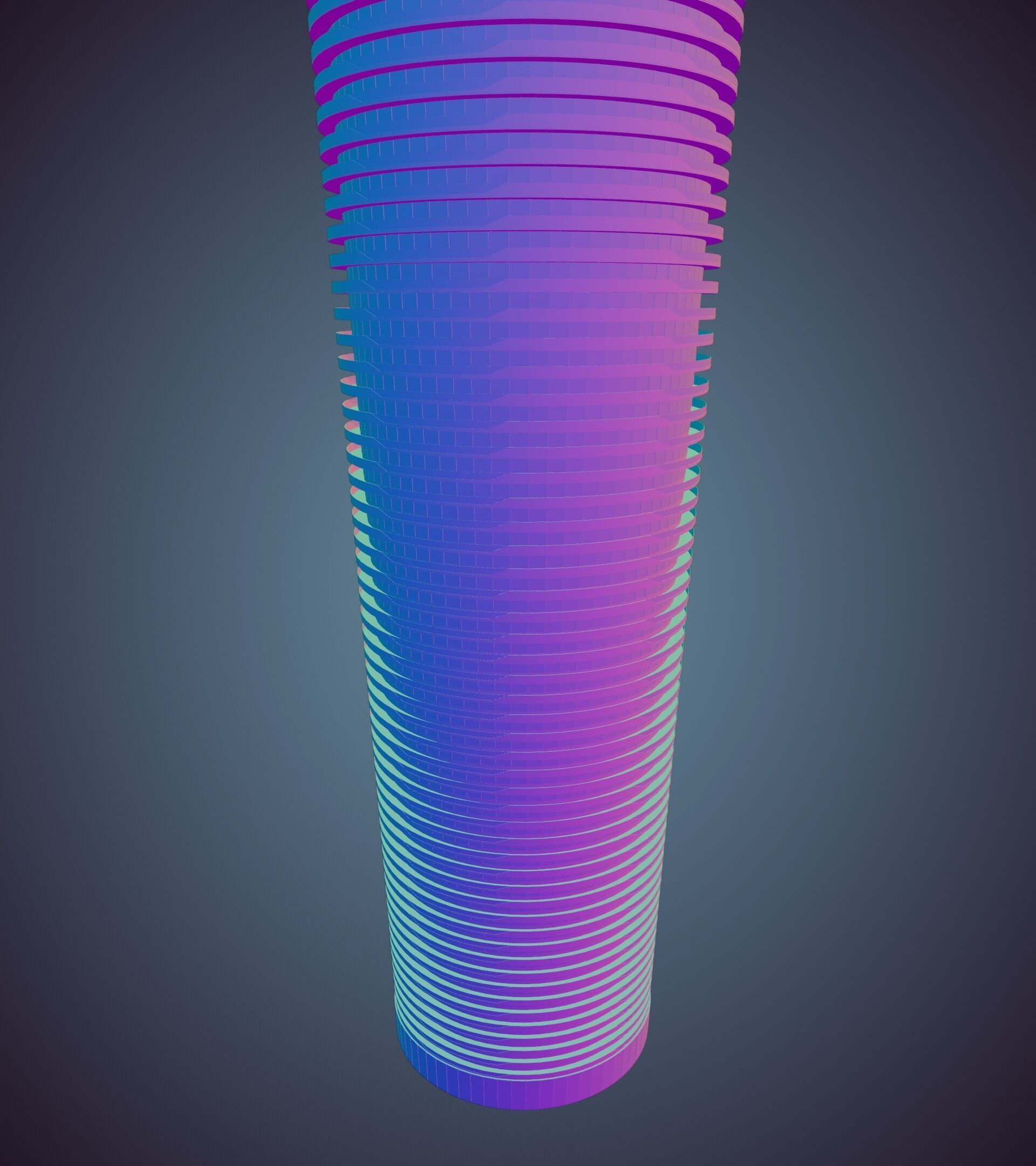 Parametric Building 1b12 3D model_36