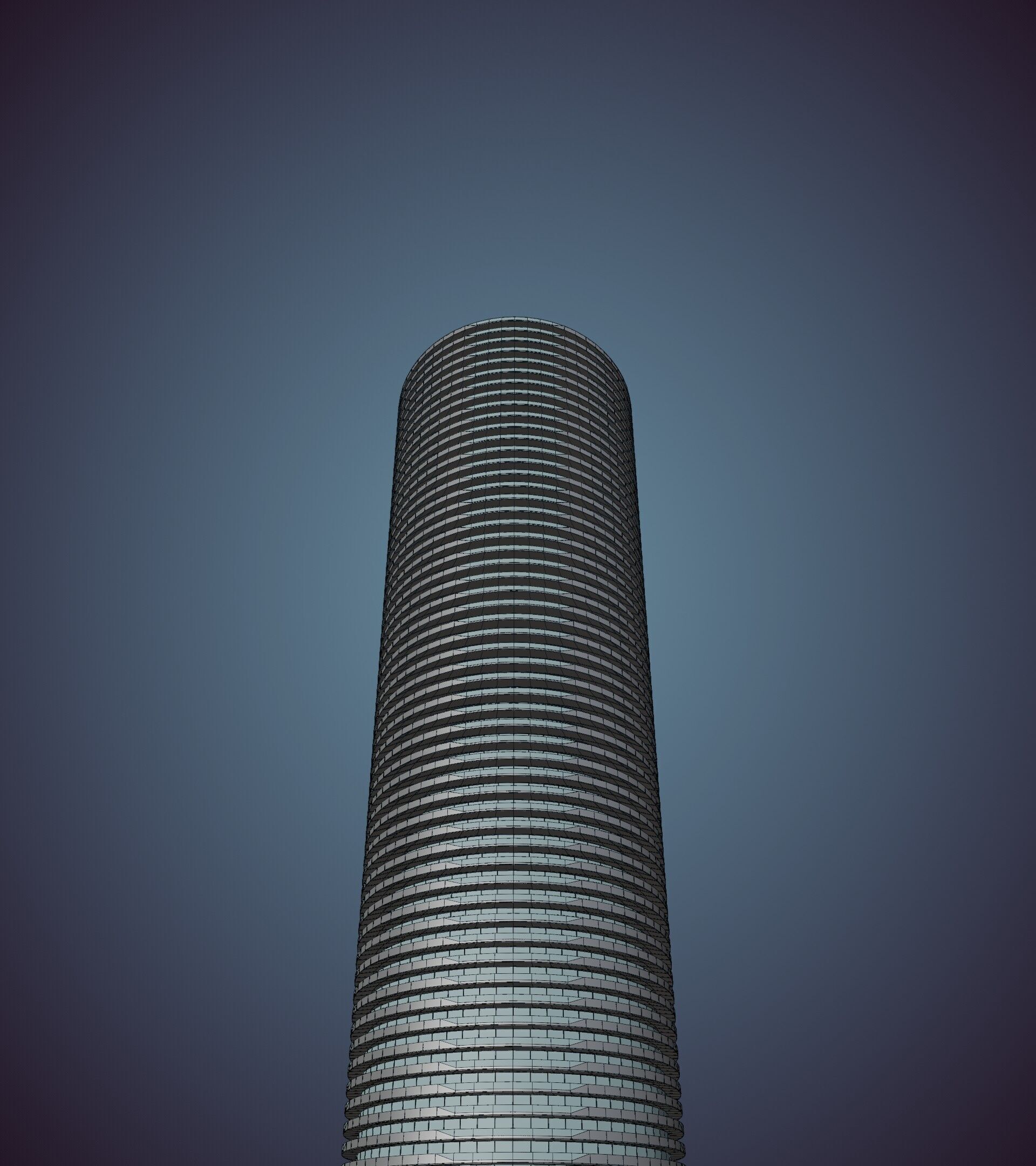 Parametric Building 1b12 3D model_46