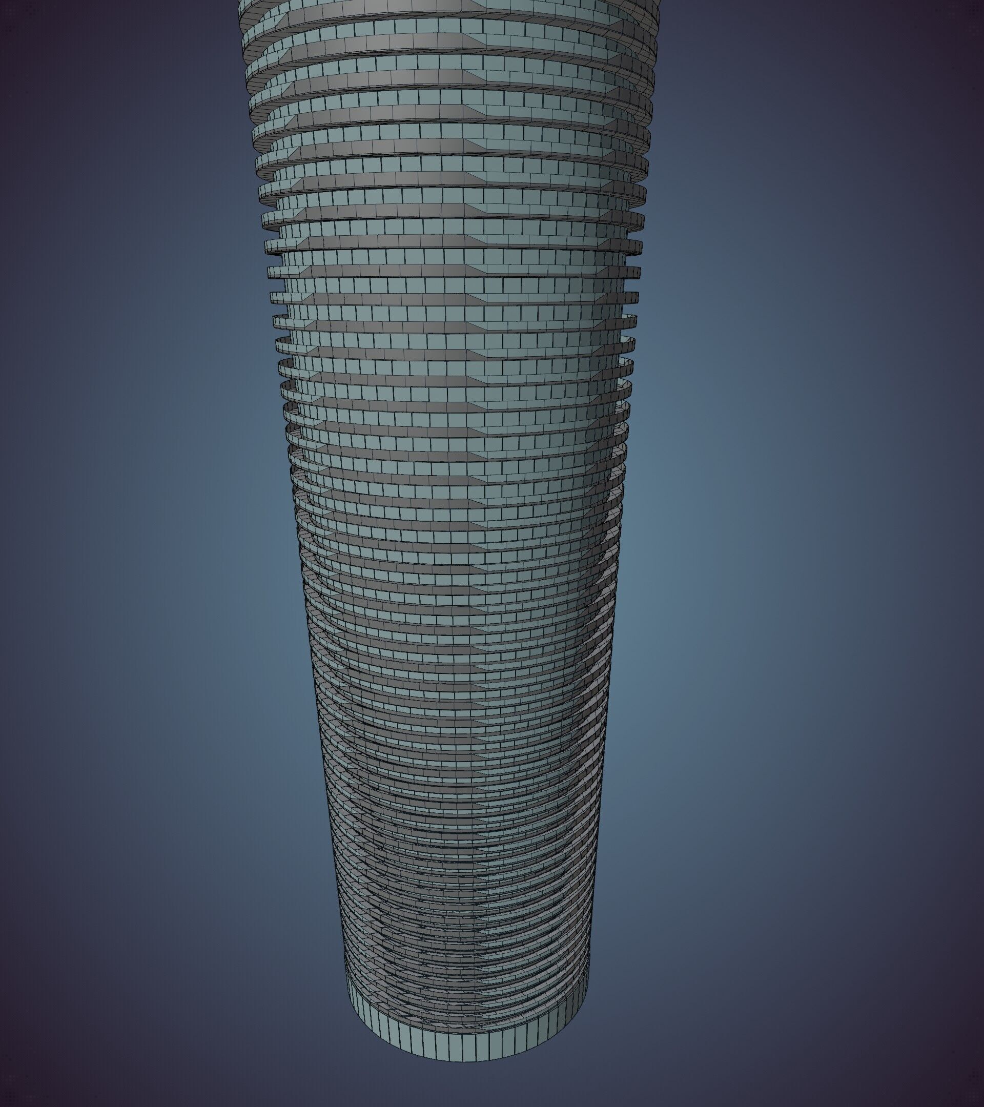 Parametric Building 1b12 3D model_50