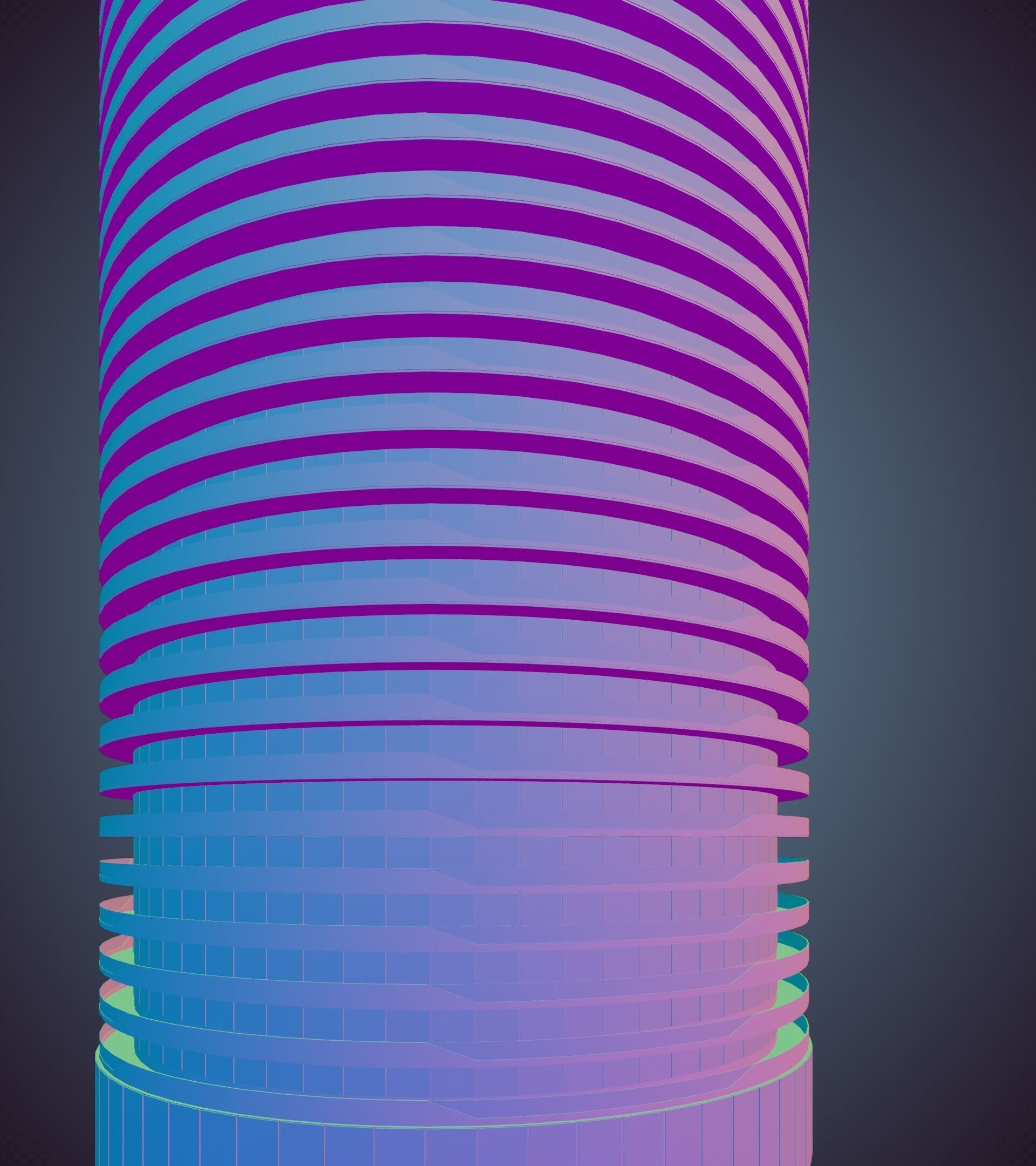 Parametric Building 1b12 3D model_38