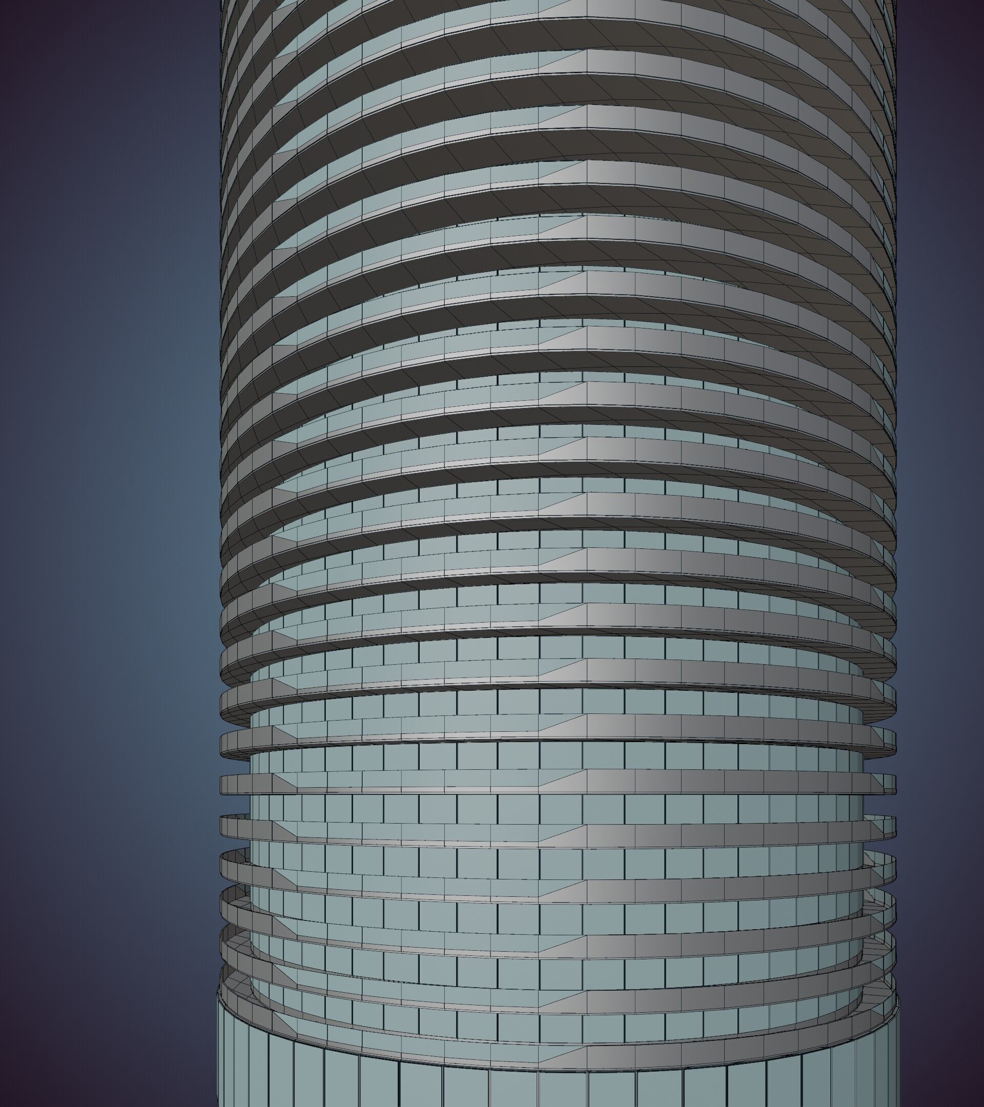 Parametric Building 1b12 3D model_49