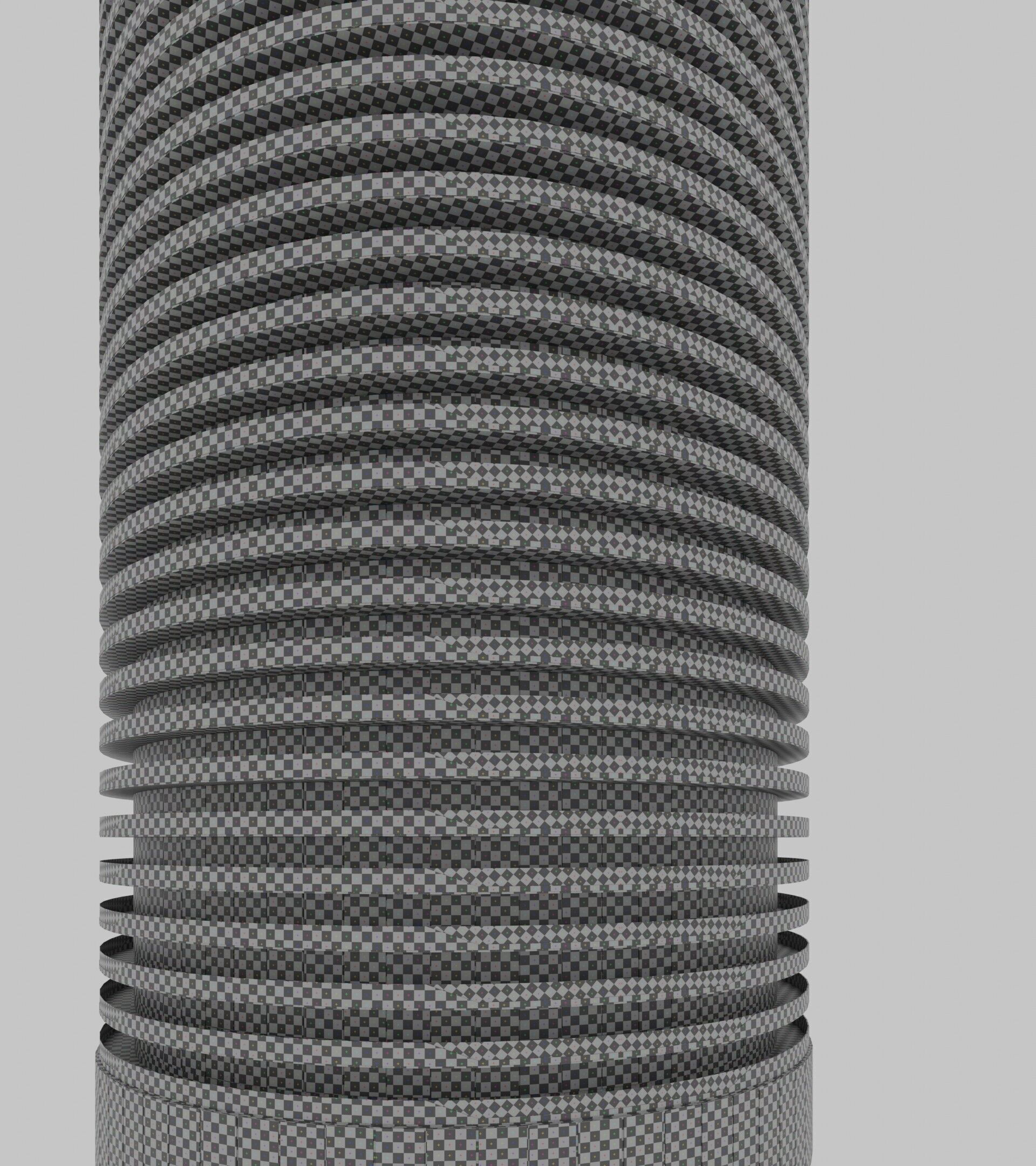 Parametric Building 1b12 3D model_25