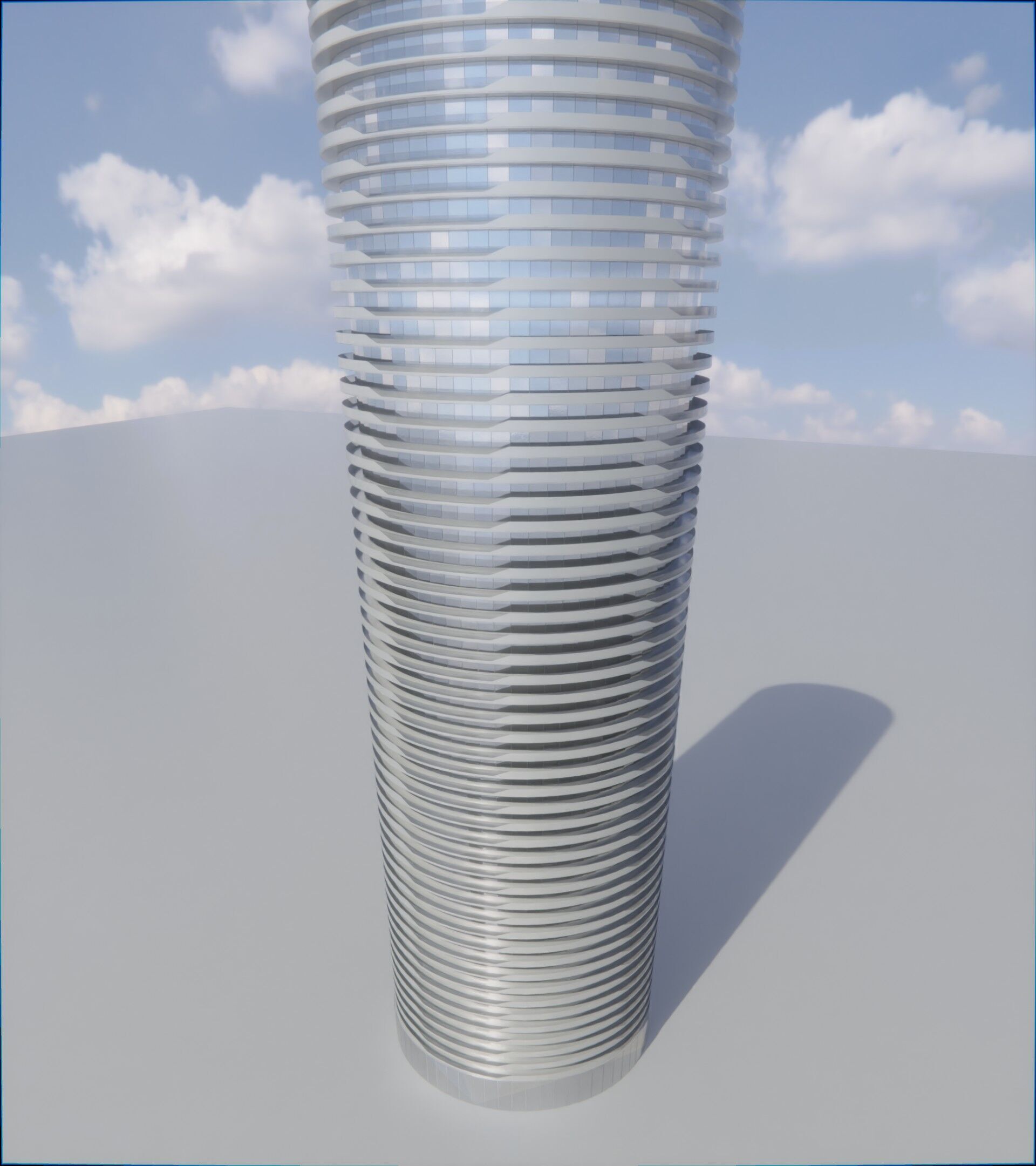 Parametric Building 1b12 3D model_9