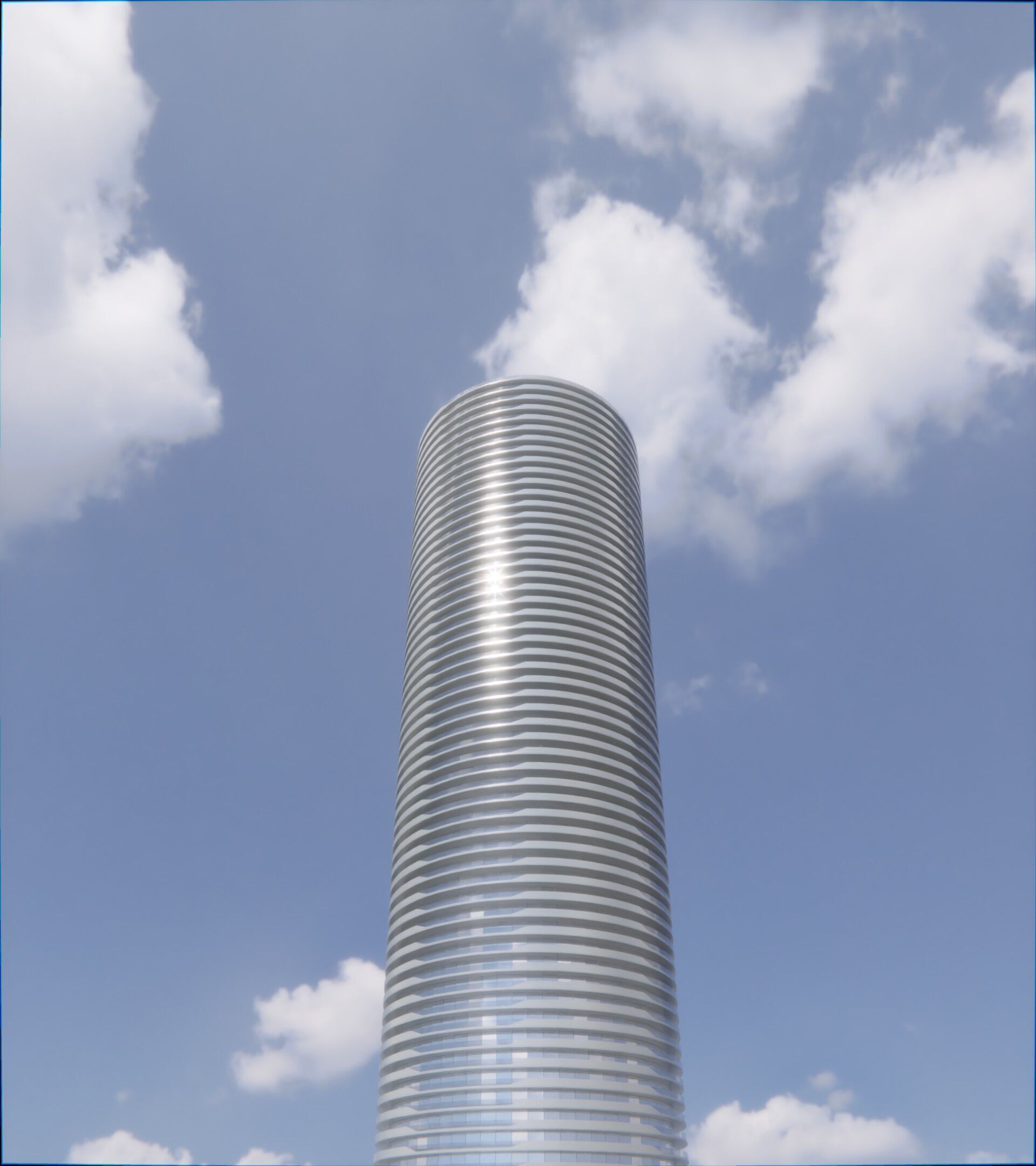 Parametric Building 1b12 3D model_6