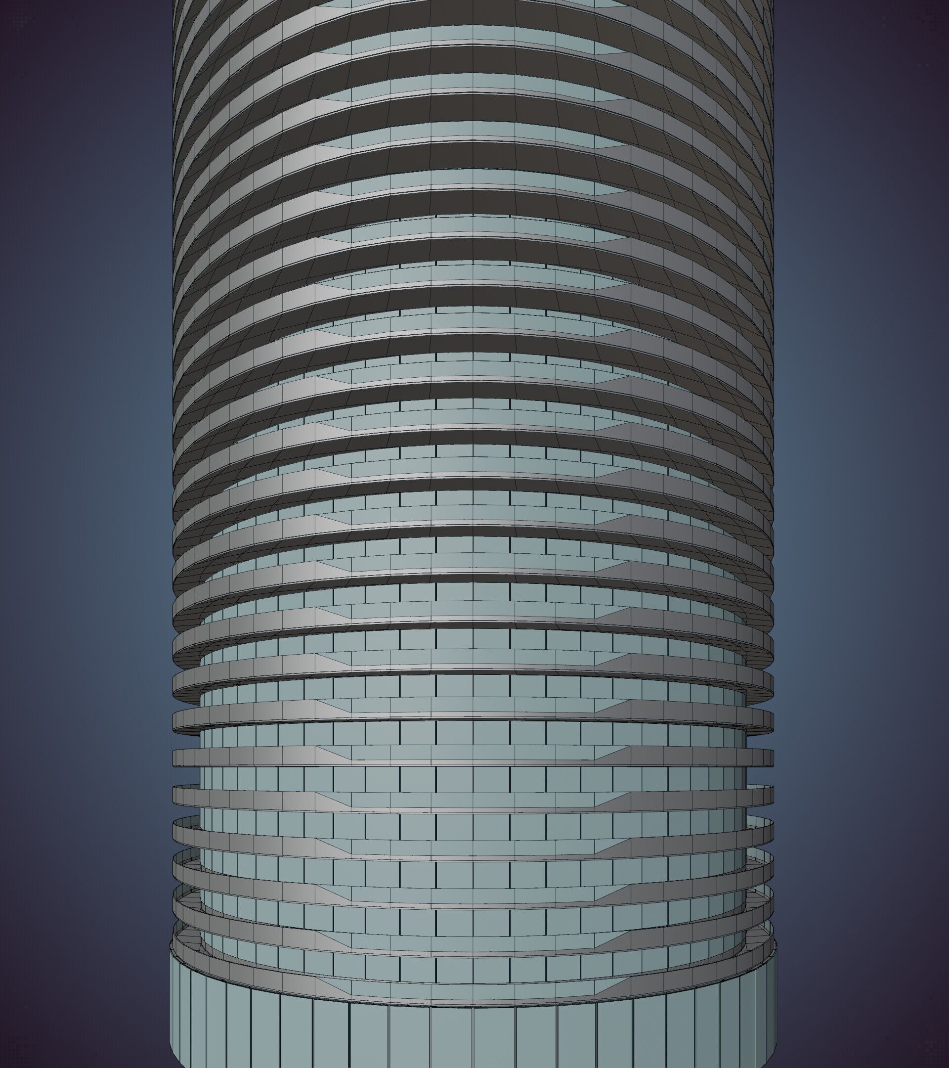 Parametric Building 1b12 3D model_45