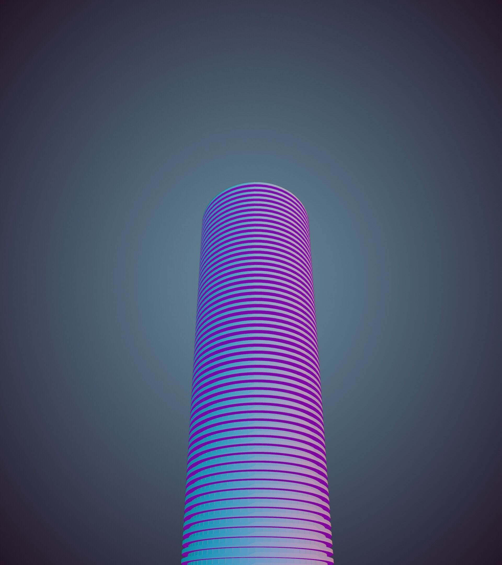 Parametric Building 1b12 3D model_33