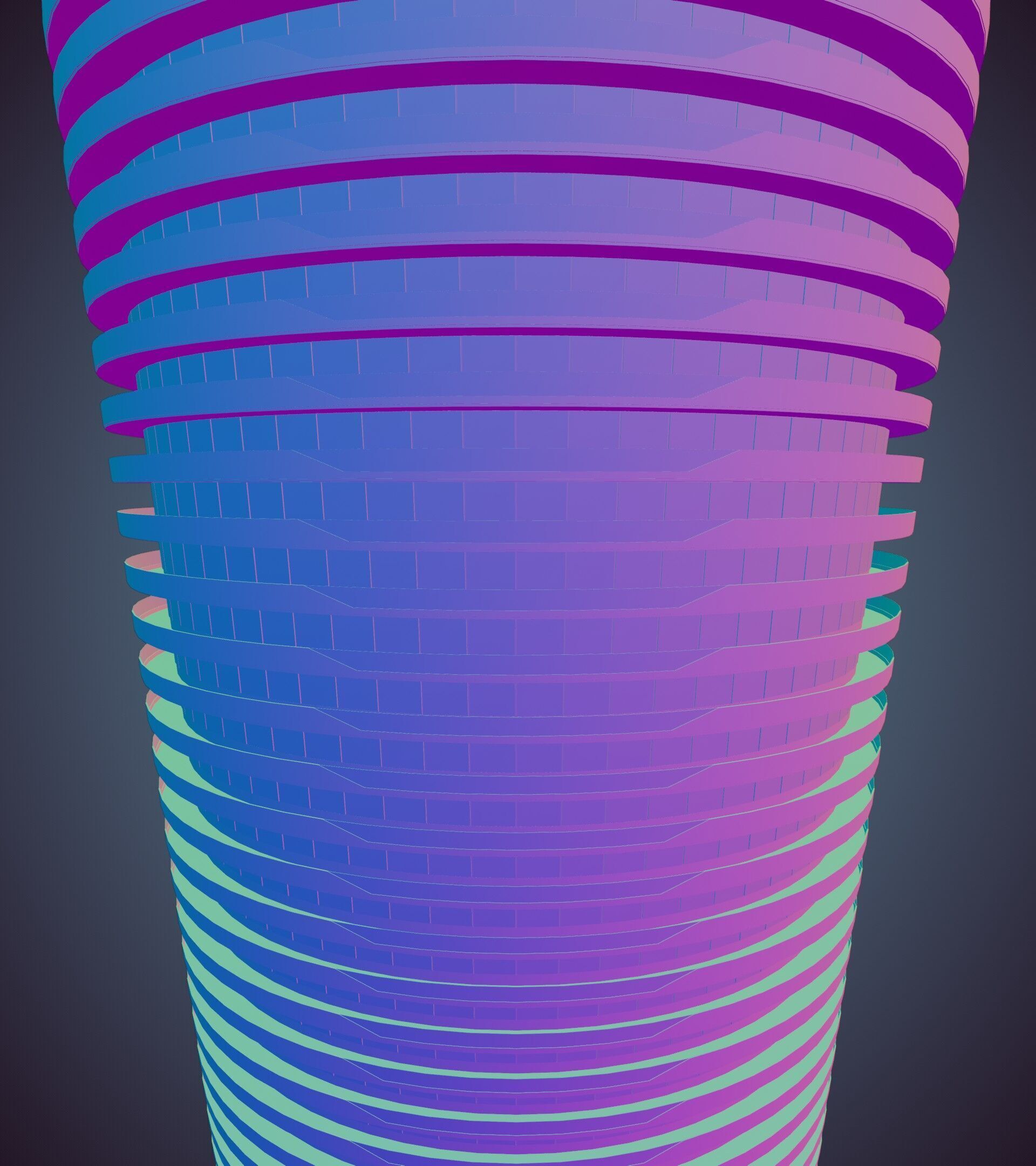 Parametric Building 1b12 3D model_40