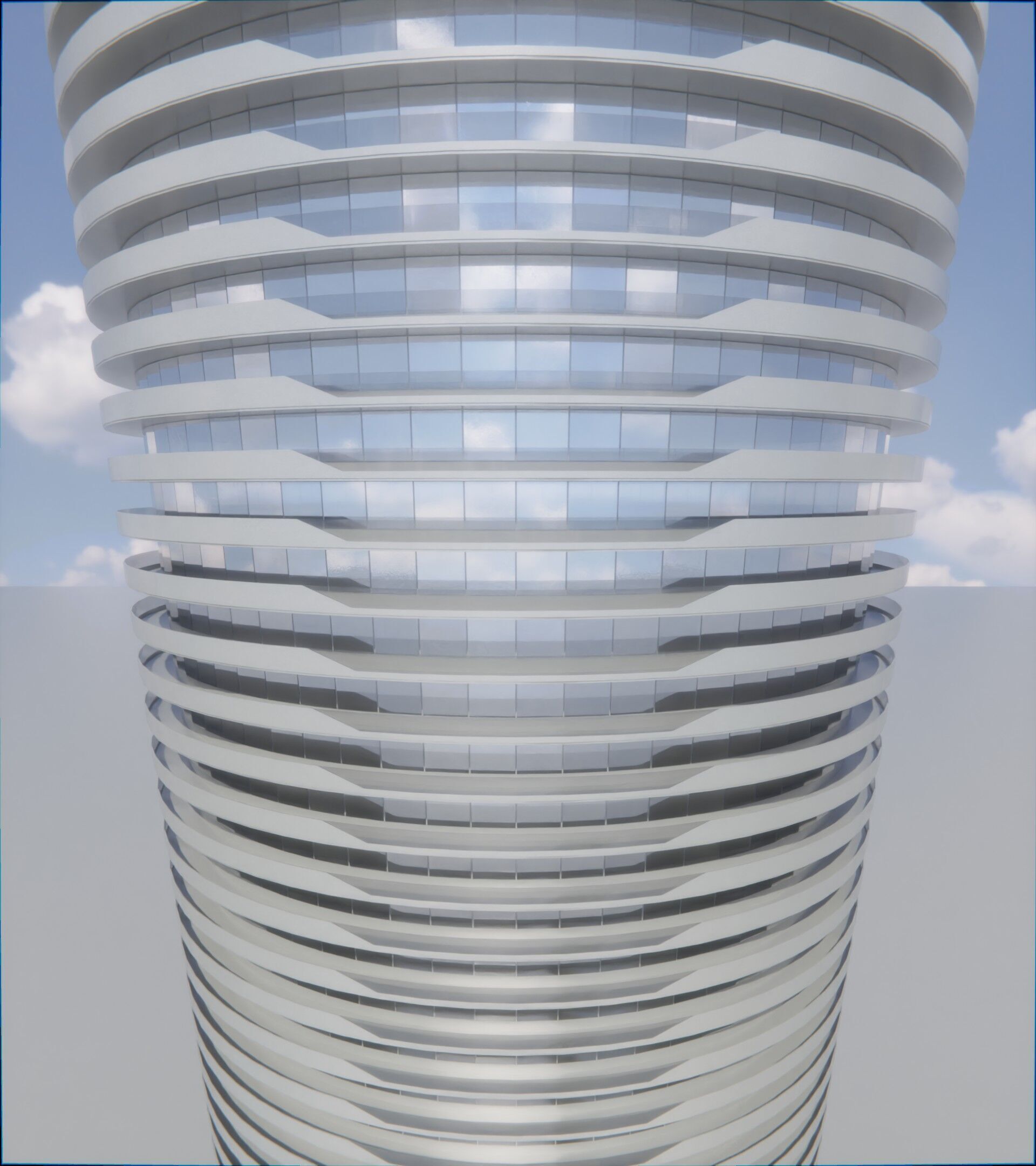 Parametric Building 1b12 3D model_13