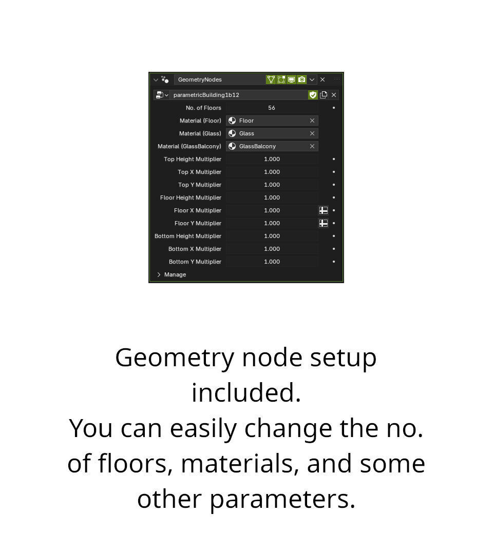Parametric Building 1b12 3D model_14