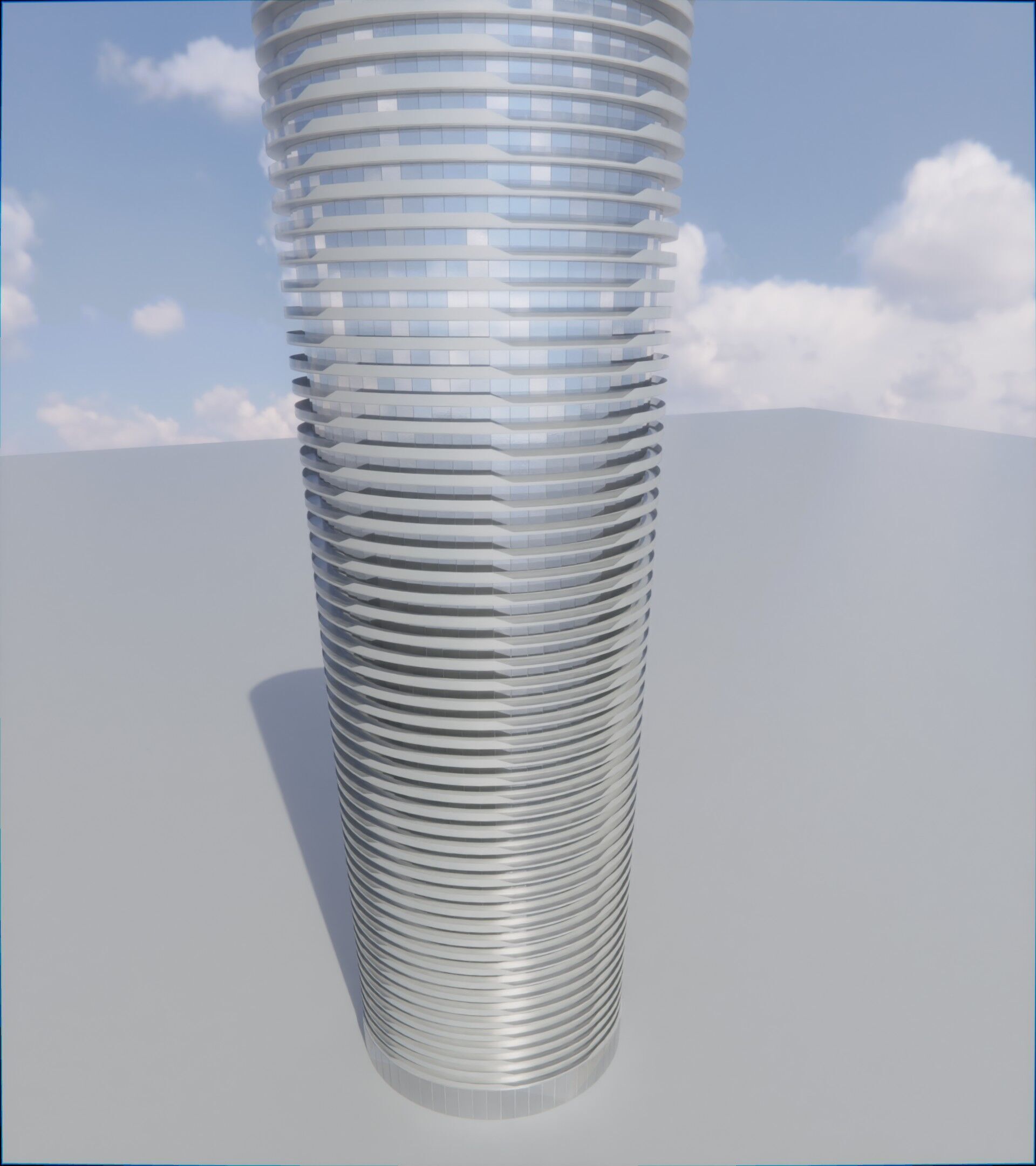 Parametric Building 1b12 3D model_8