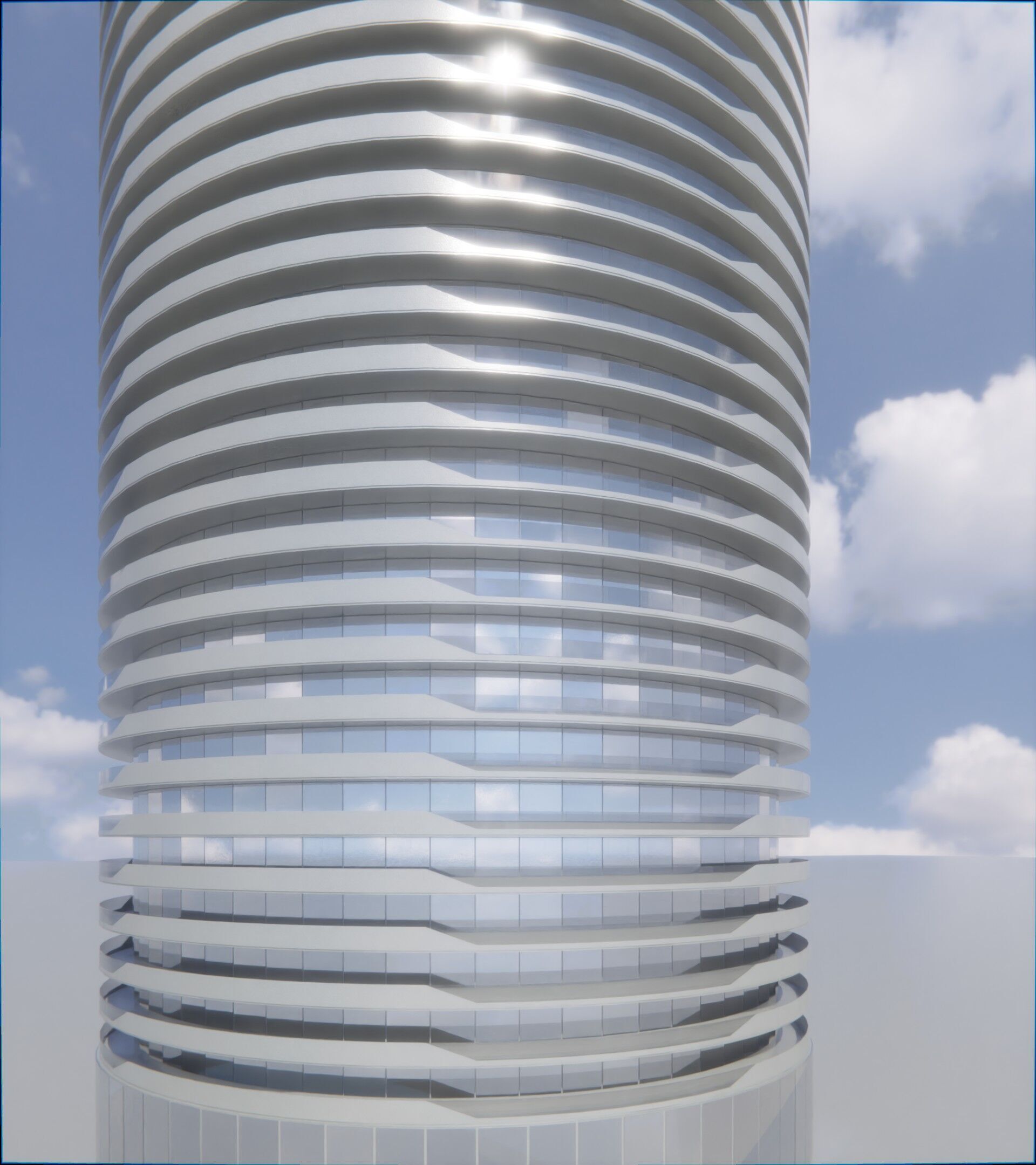 Parametric Building 1b12 3D model_11
