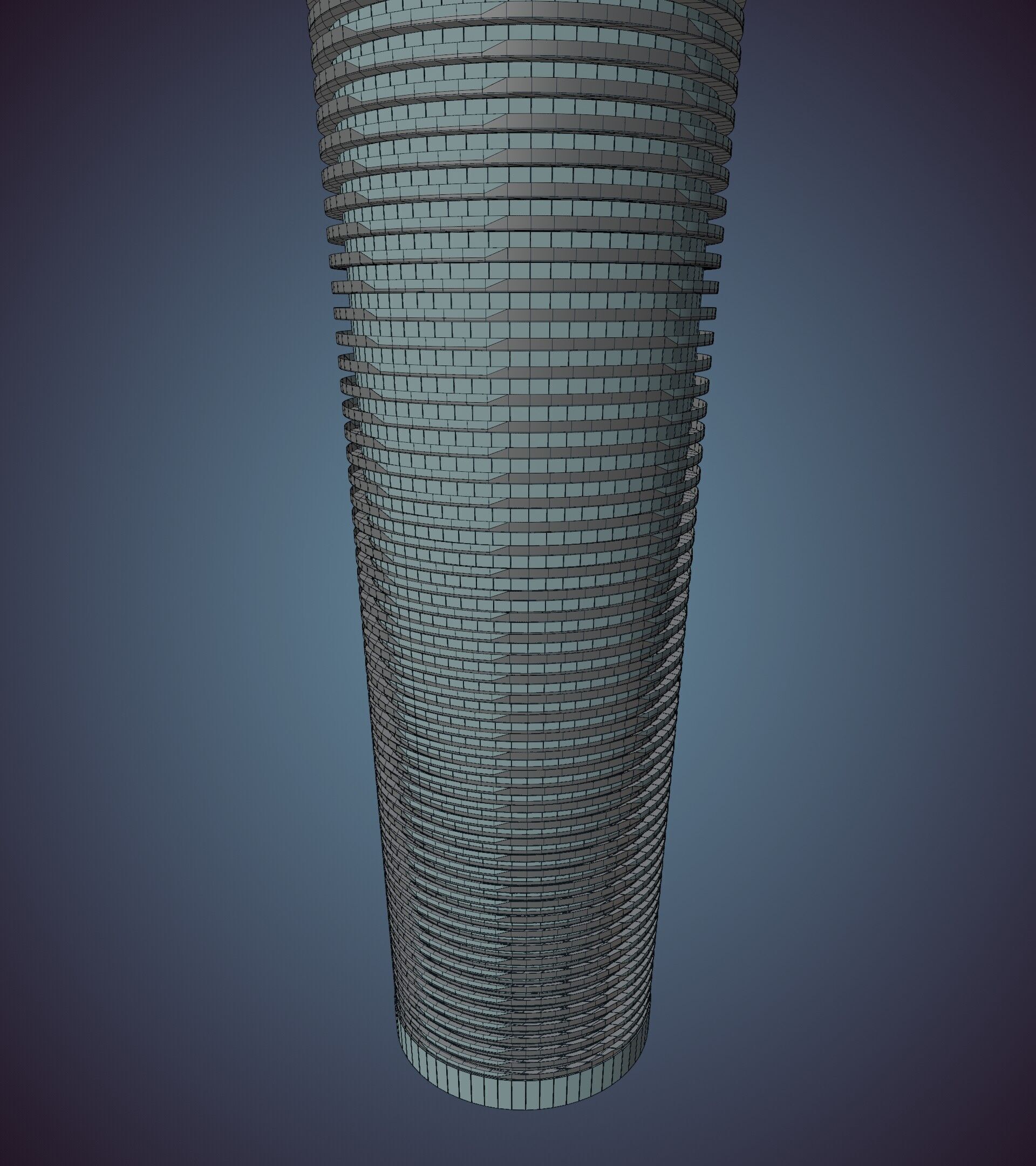 Parametric Building 1b12 3D model_48