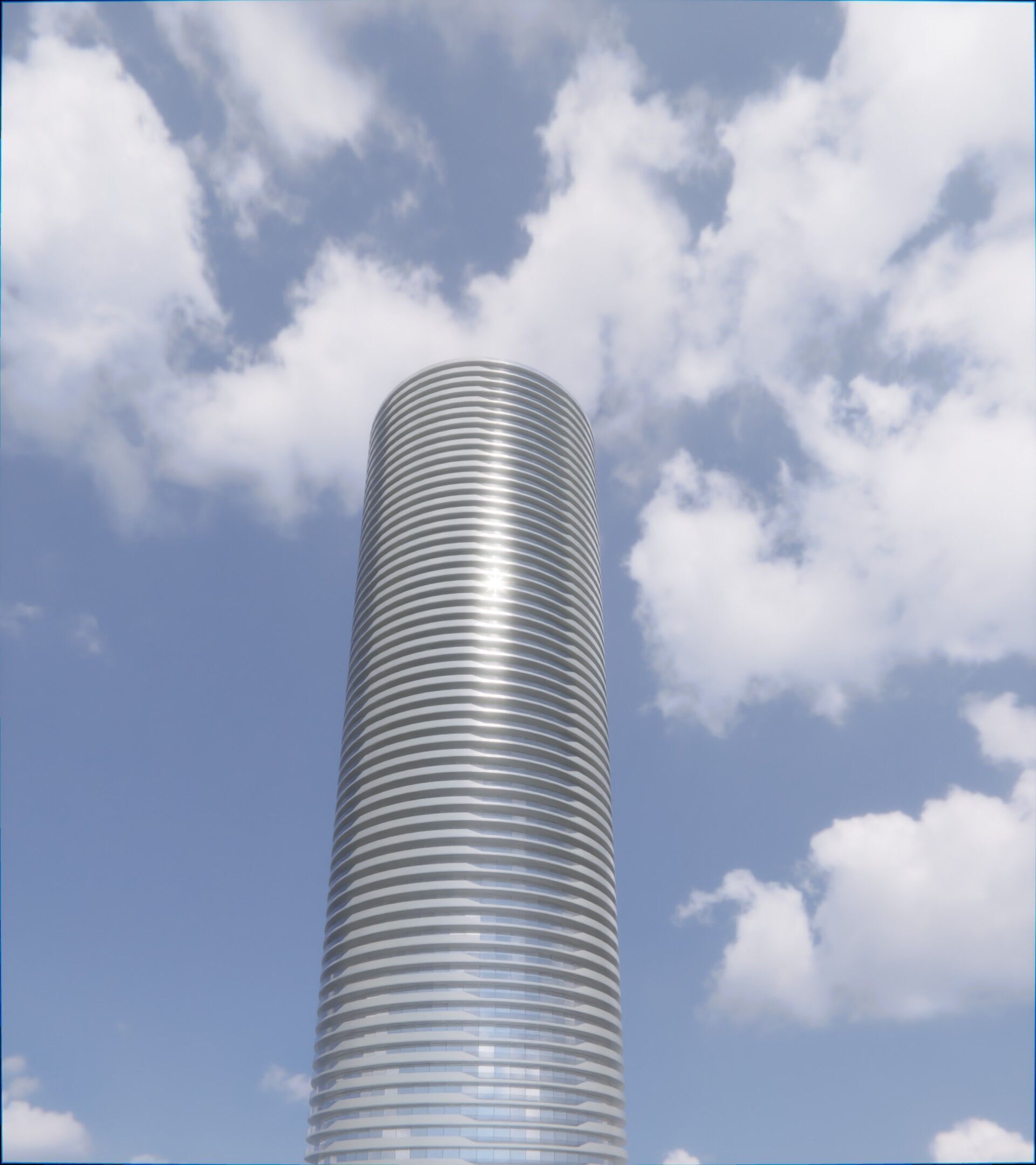 Parametric Building 1b12 3D model_5