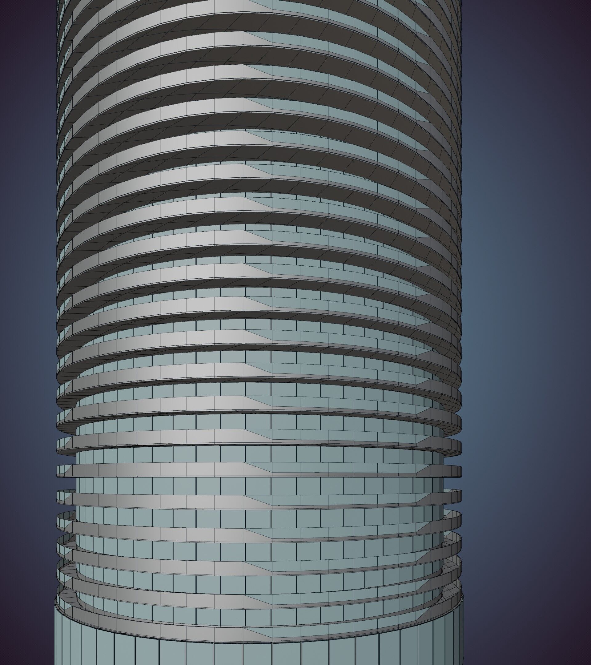 Parametric Building 1b12 3D model_53