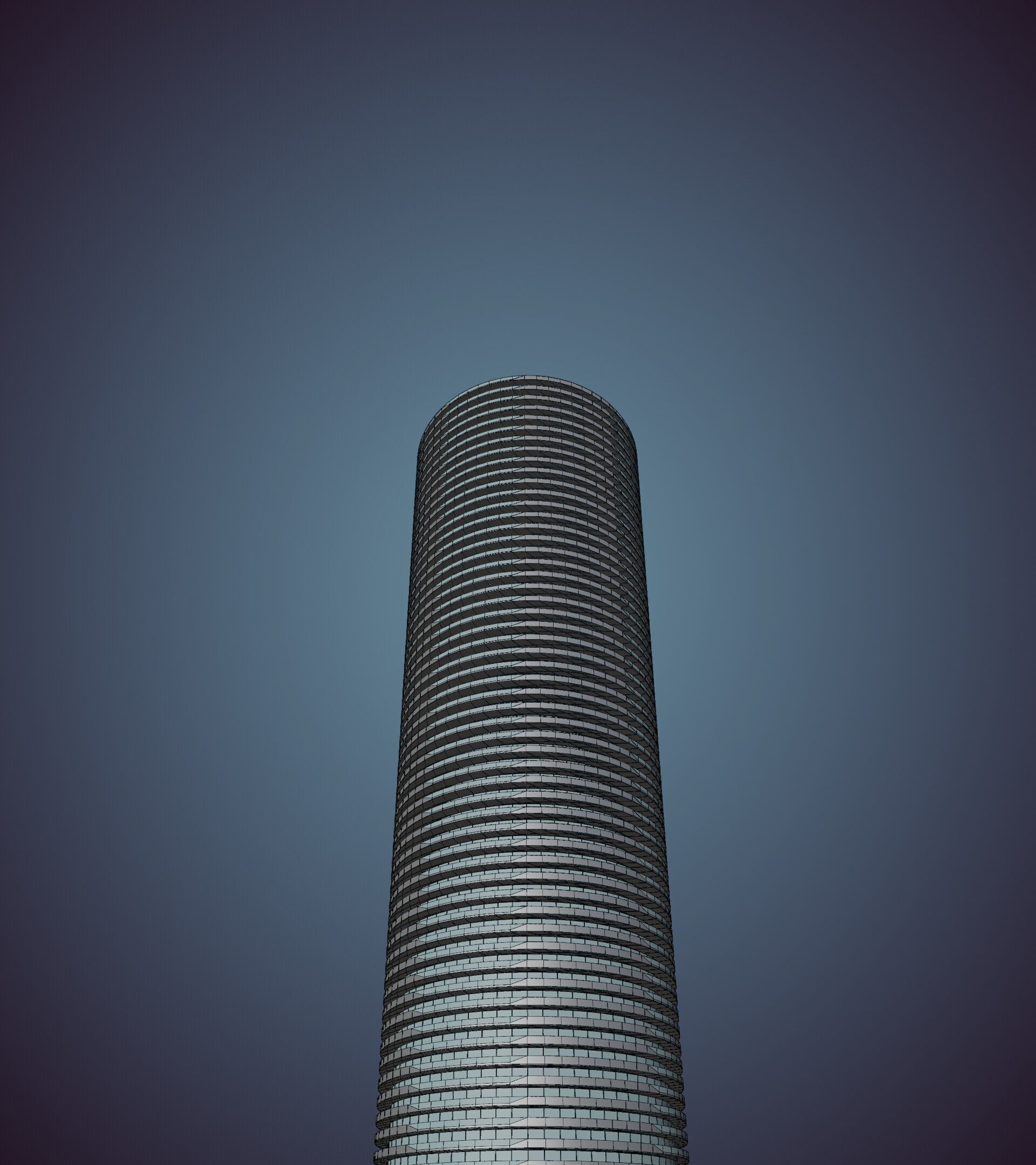 Parametric Building 1b12 3D model_43