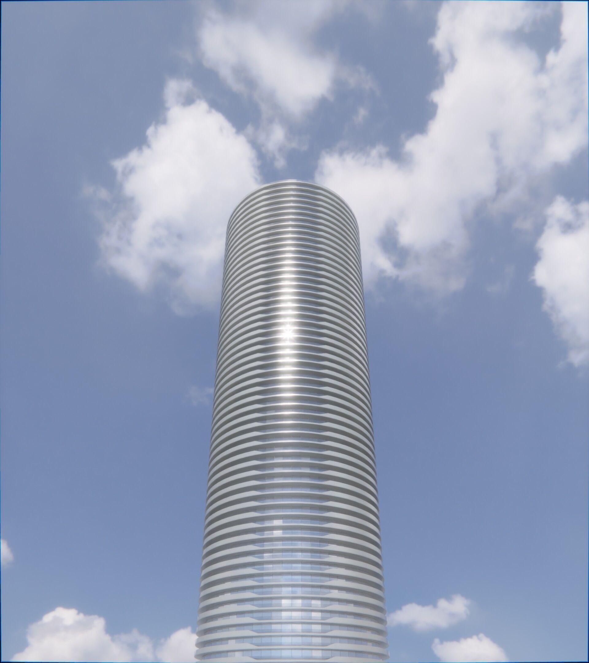 Parametric Building 1b12 3D model_4
