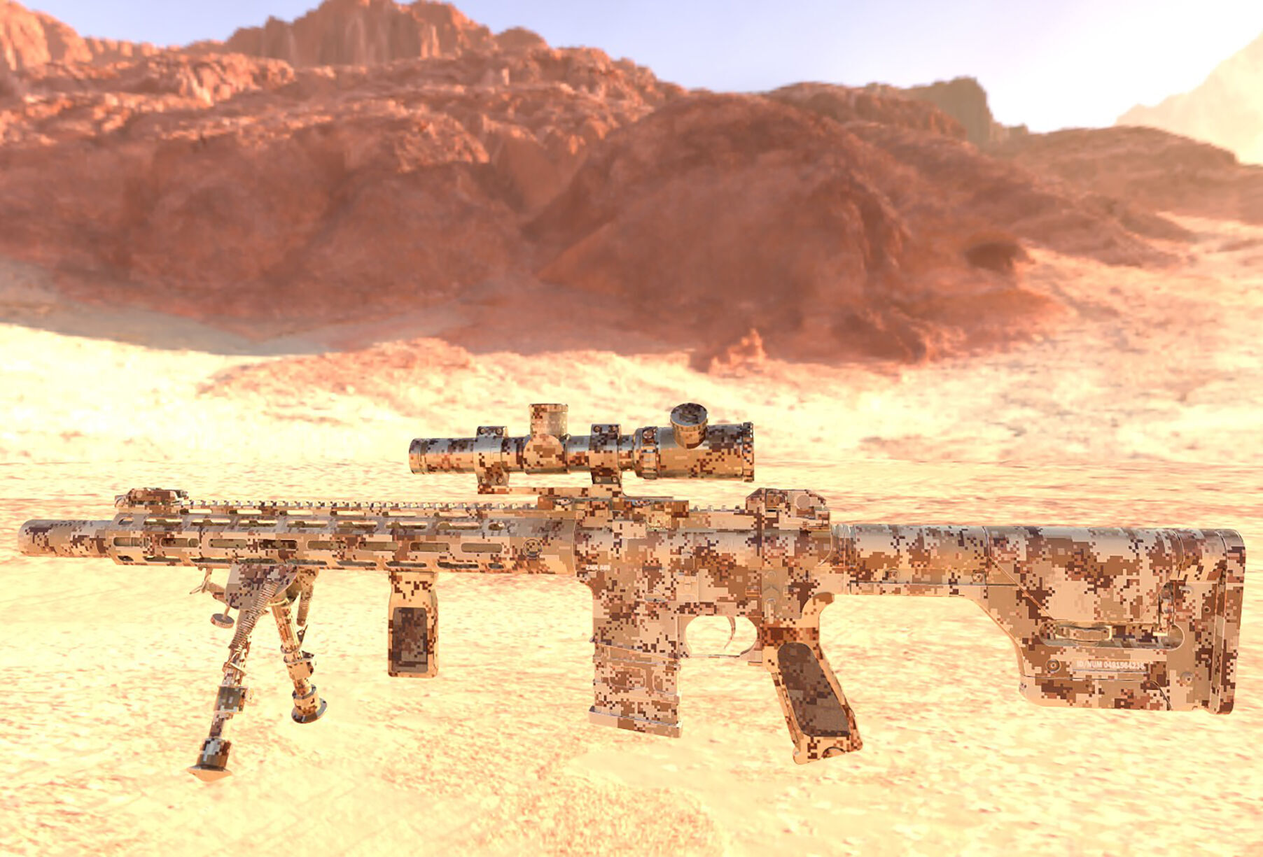 A and K Specialized DMR3 Low-poly 3D model_4