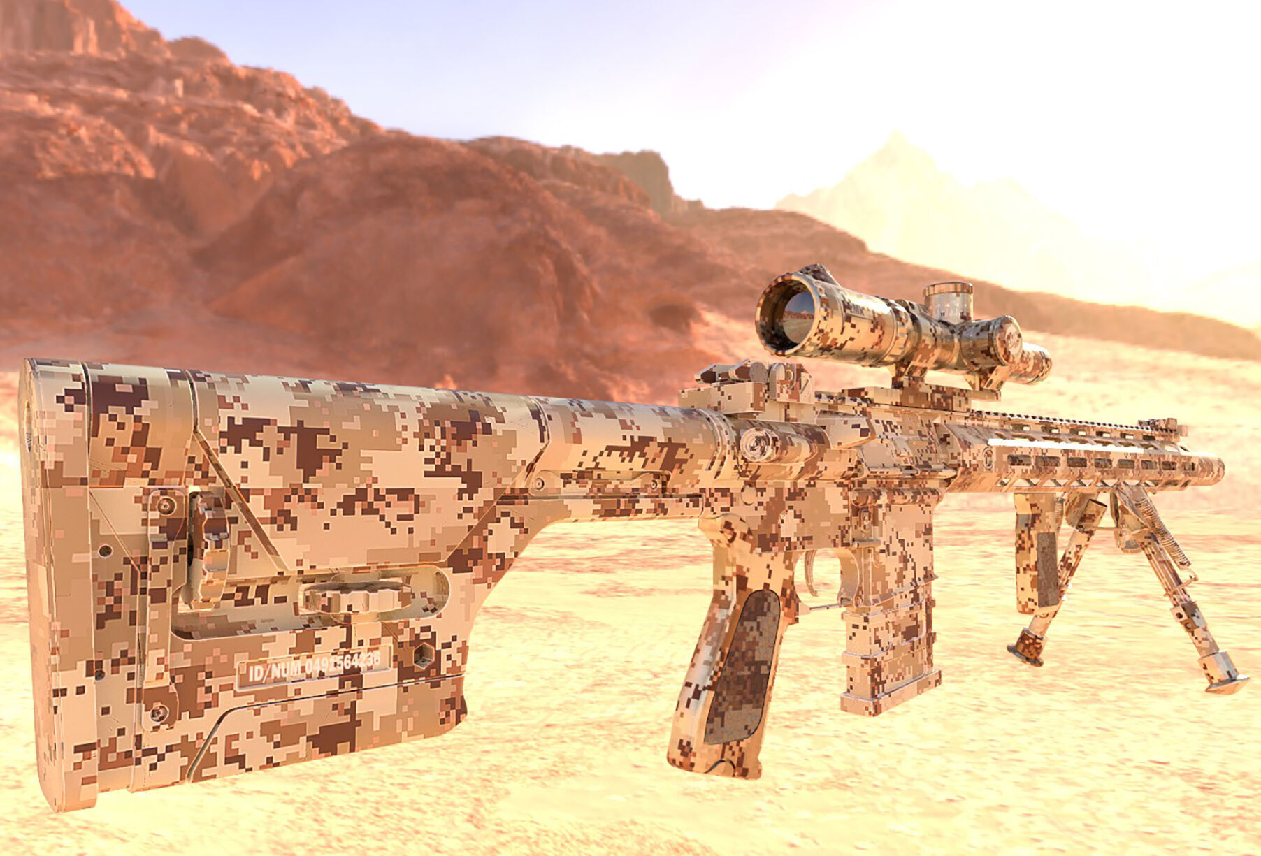 A and K Specialized DMR3 Low-poly 3D model_3