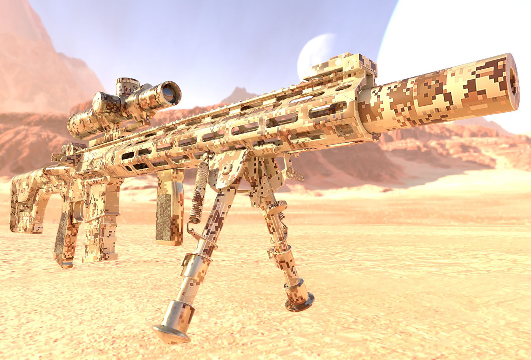 A and K Specialized DMR3 Low-poly 3D model_6