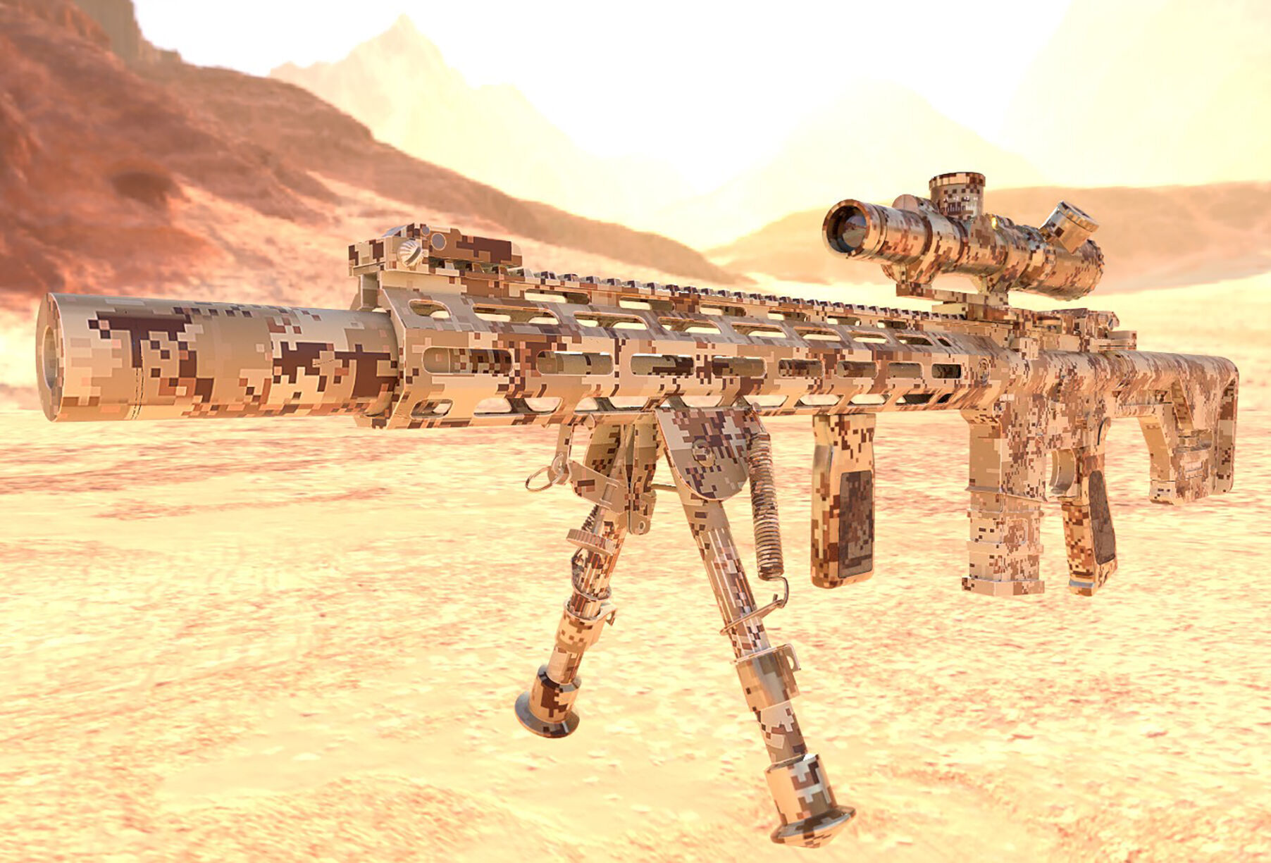 A and K Specialized DMR3 Low-poly 3D model_5