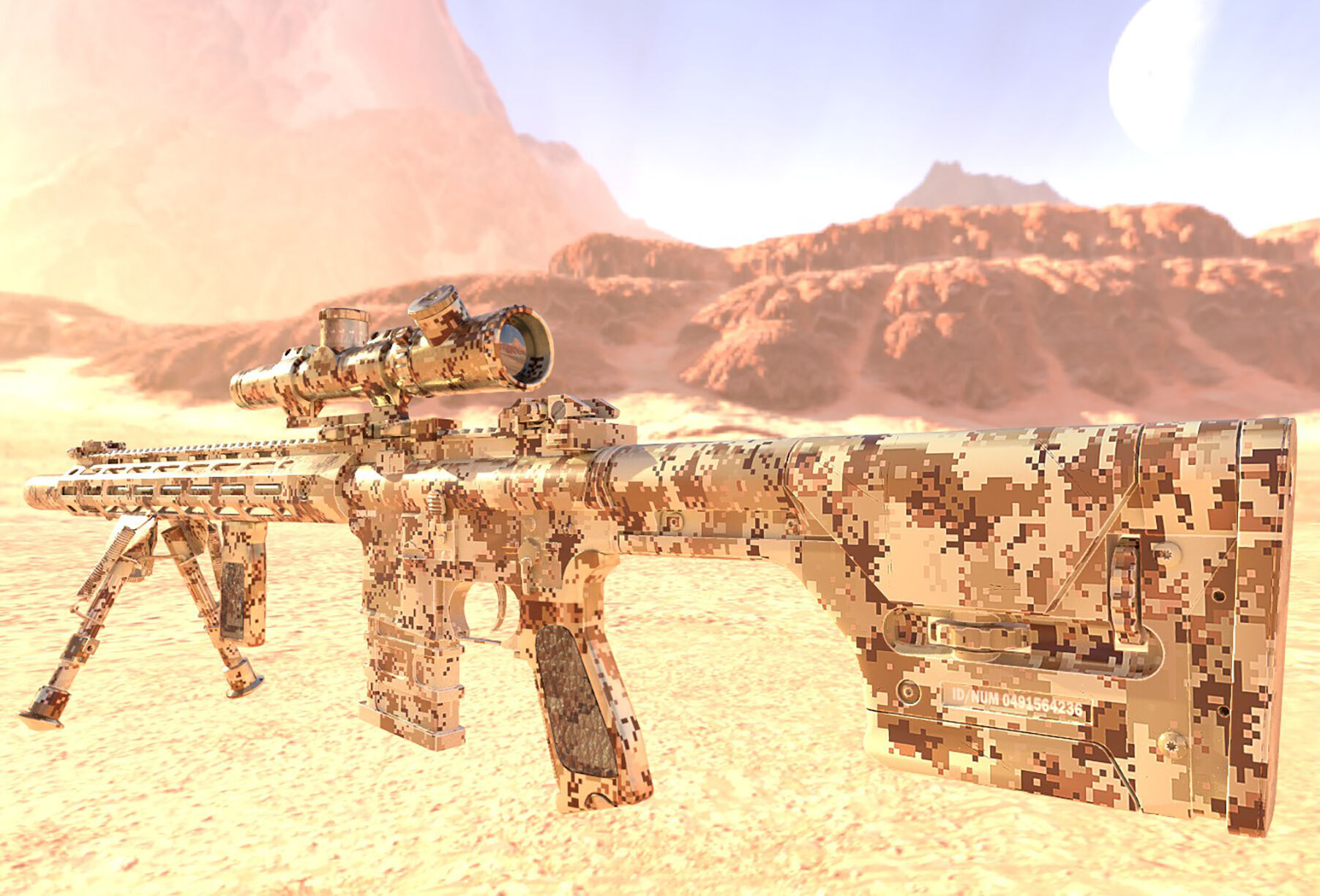 A and K Specialized DMR3 Low-poly 3D model_2