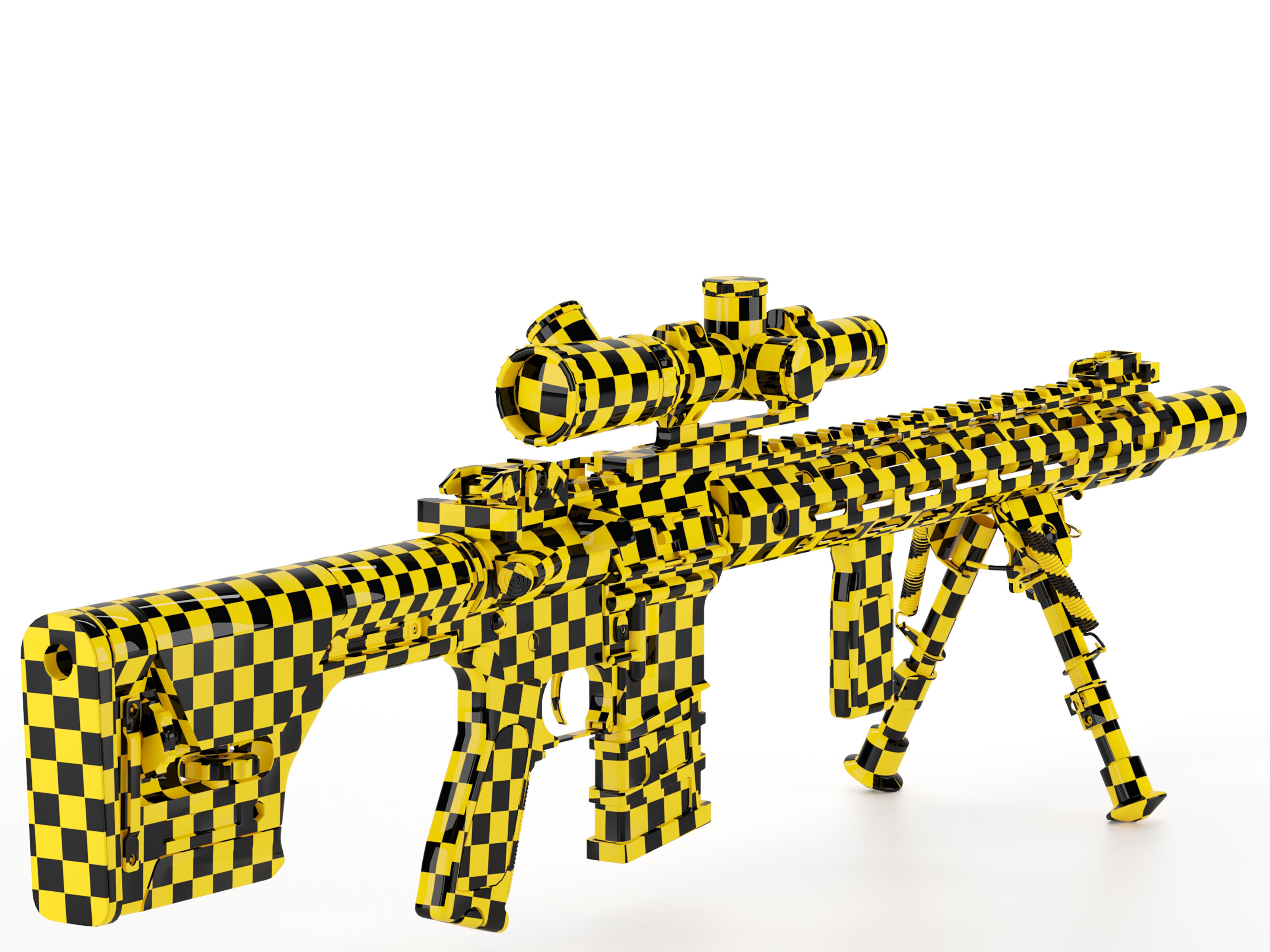 A and K Specialized DMR3 Low-poly 3D model_9