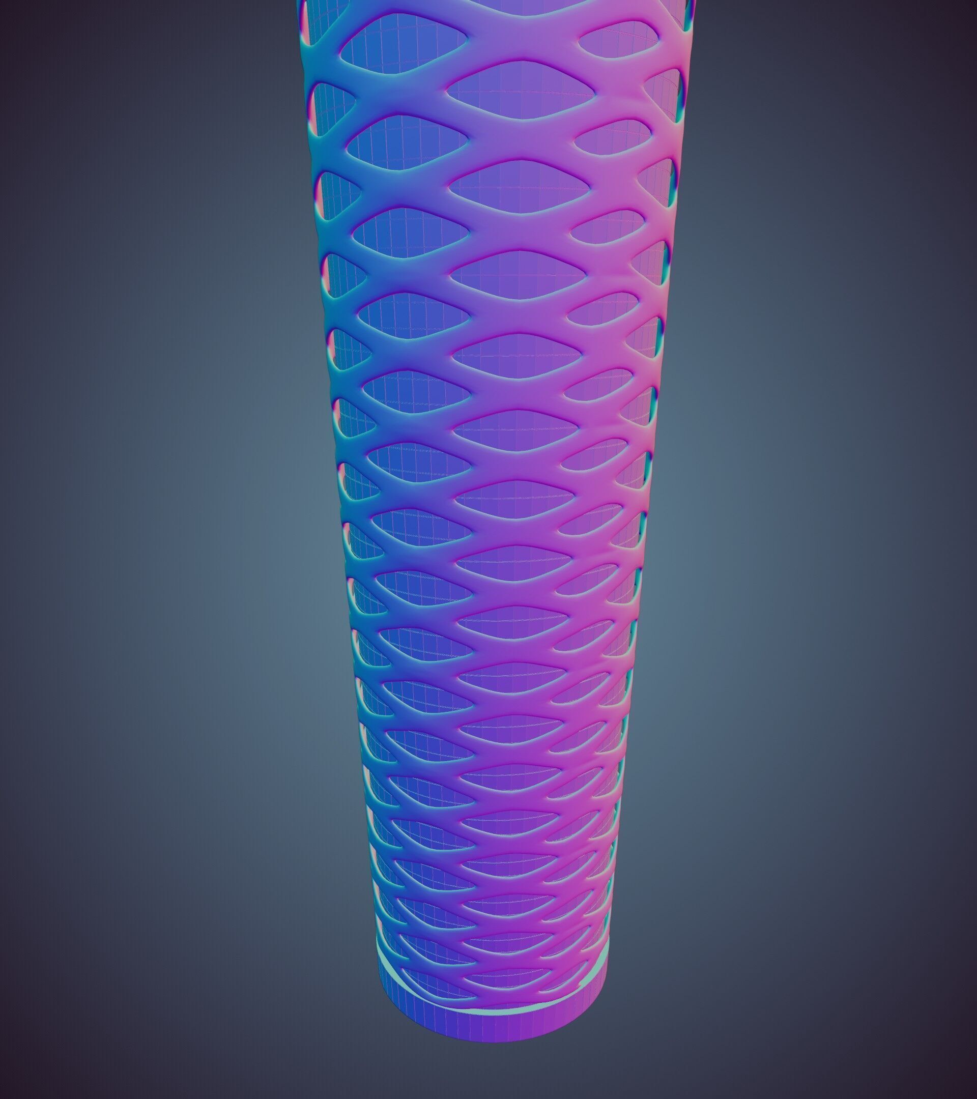 Parametric Building 1b13 3D model_36