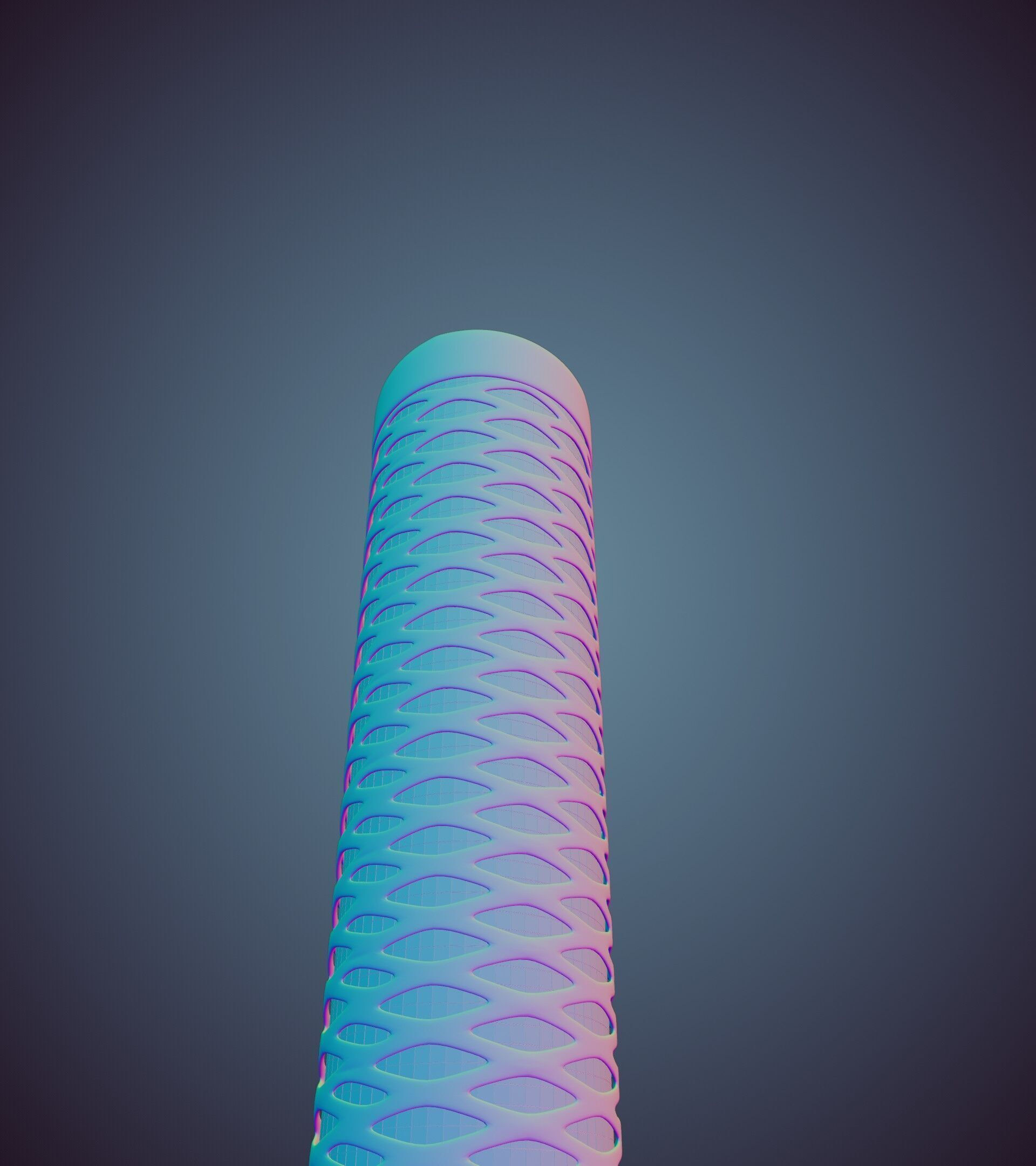 Parametric Building 1b13 3D model_32