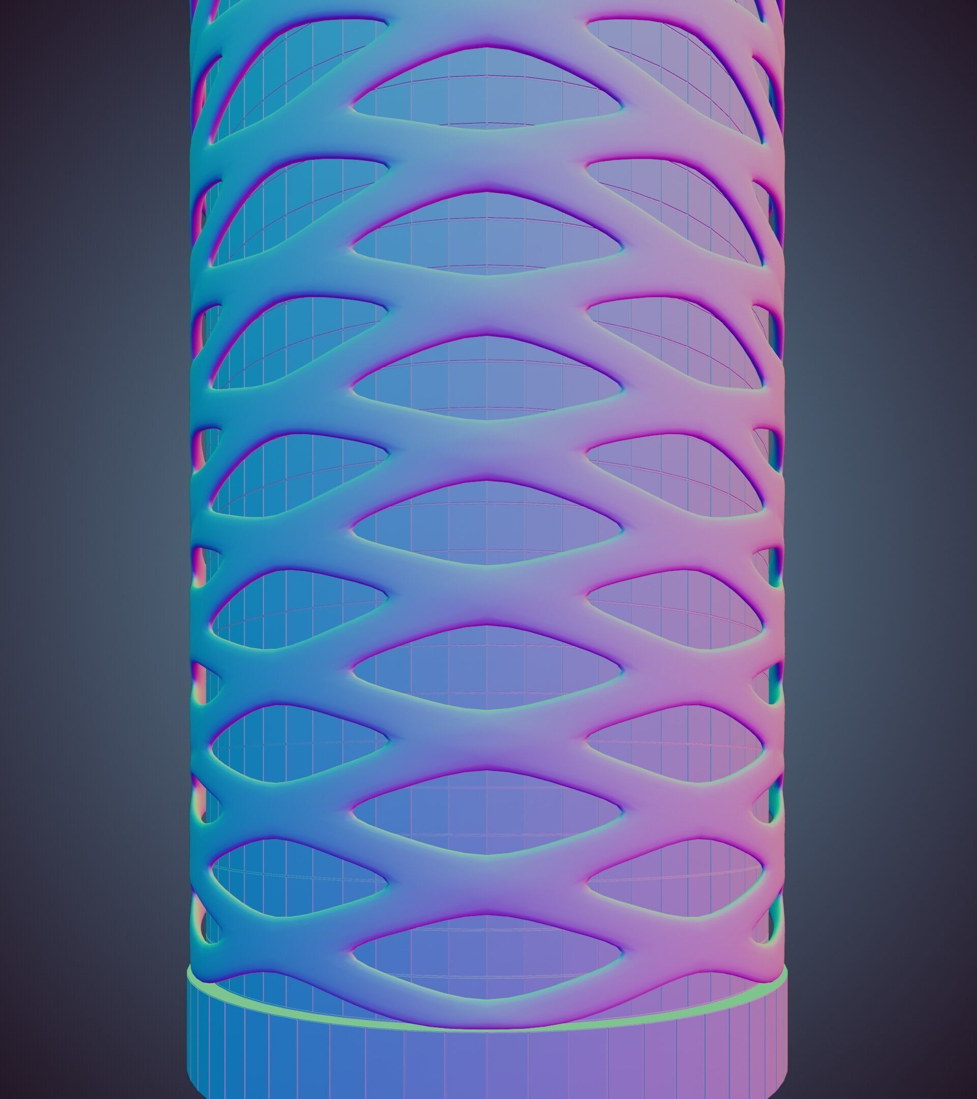 Parametric Building 1b13 3D model_37