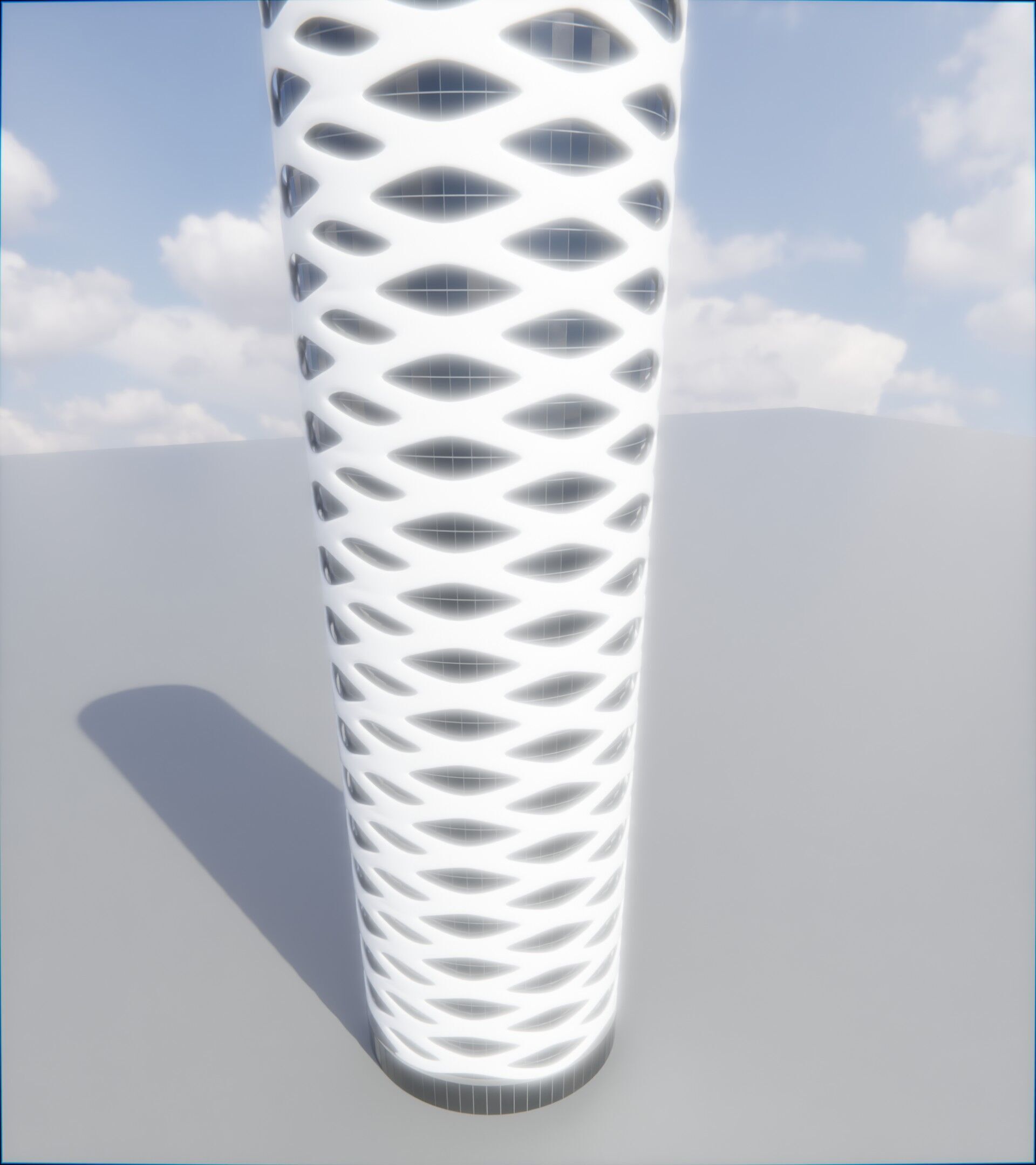 Parametric Building 1b13 3D model_8