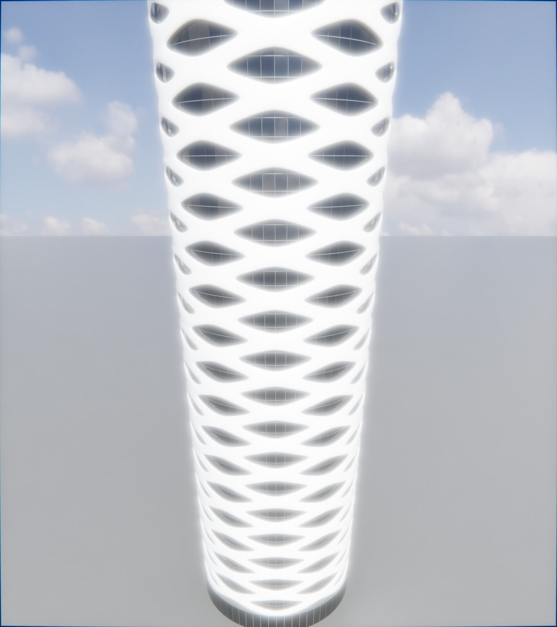 Parametric Building 1b13 3D model_7