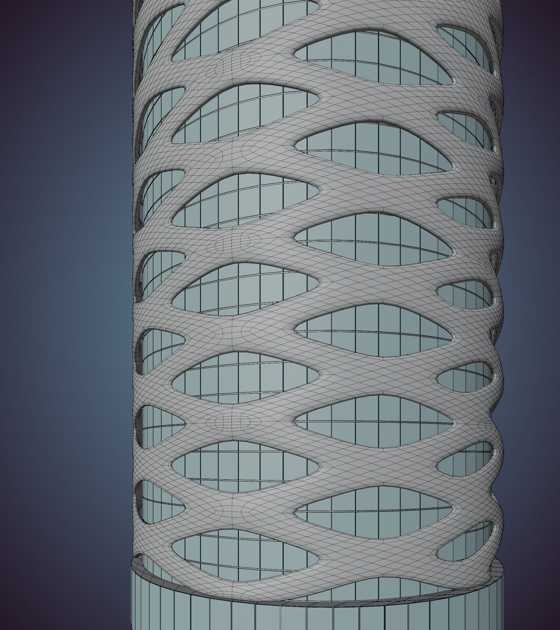 Parametric Building 1b13 3D model_52