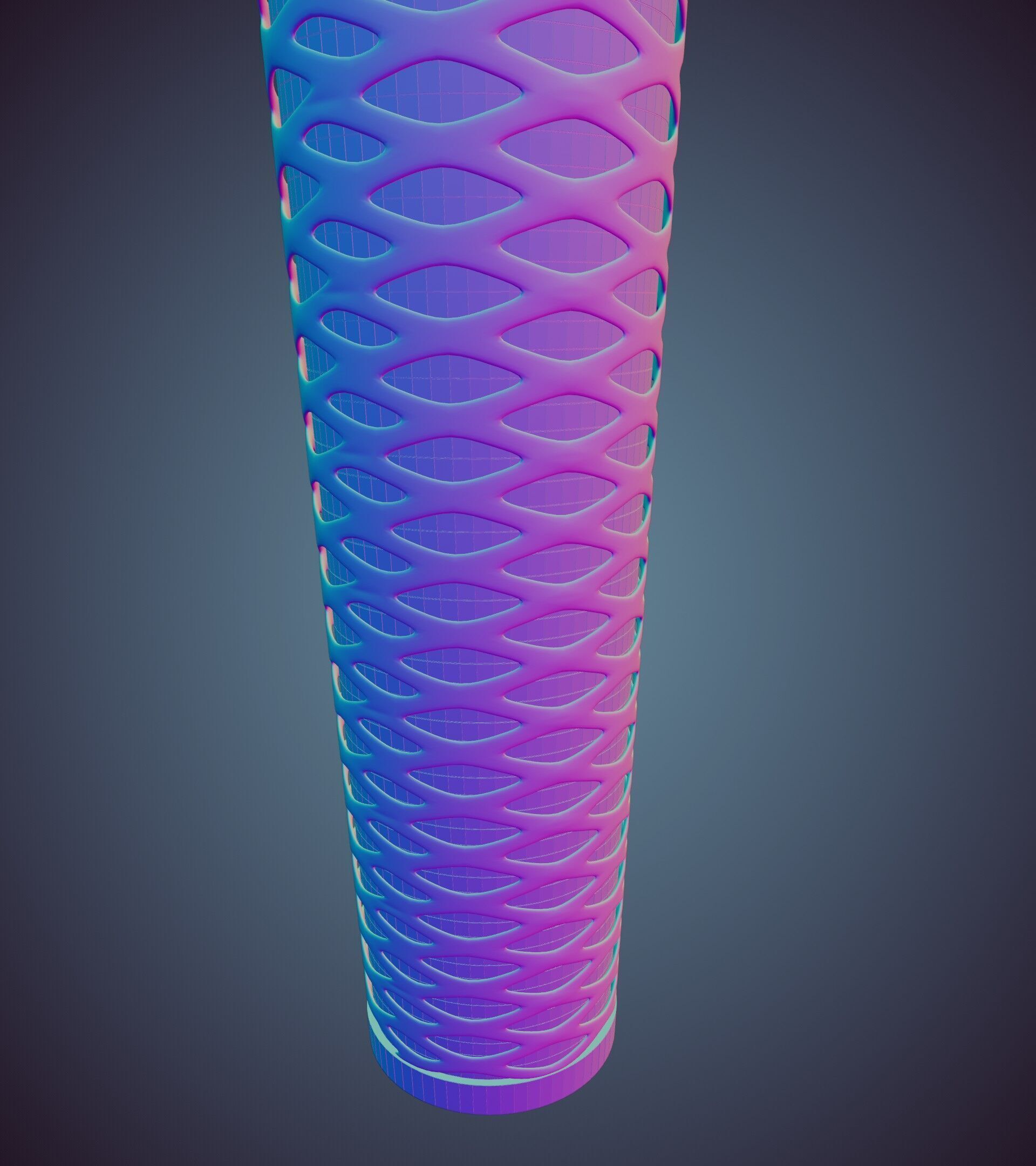 Parametric Building 1b13 3D model_35