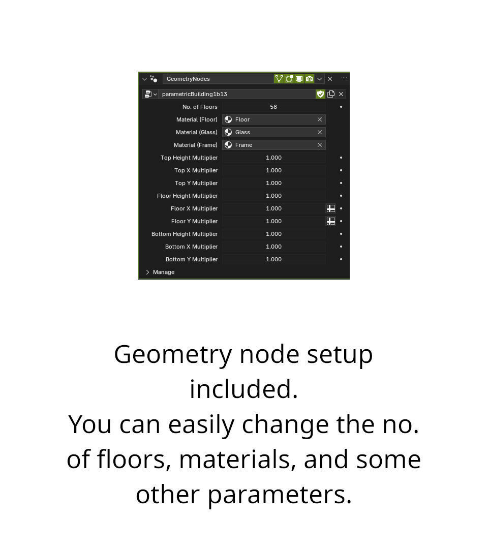 Parametric Building 1b13 3D model_27