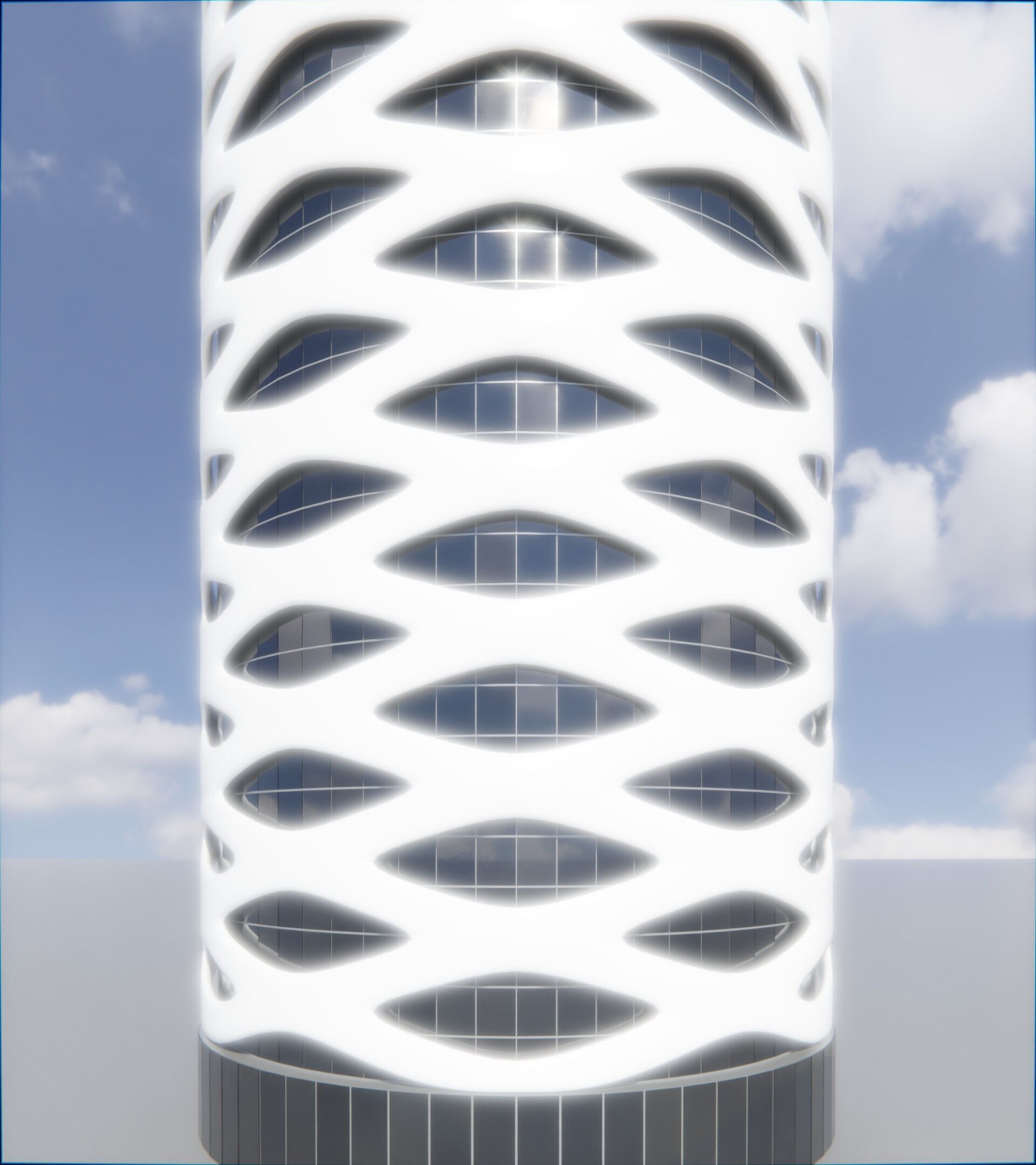 Parametric Building 1b13 3D model_10