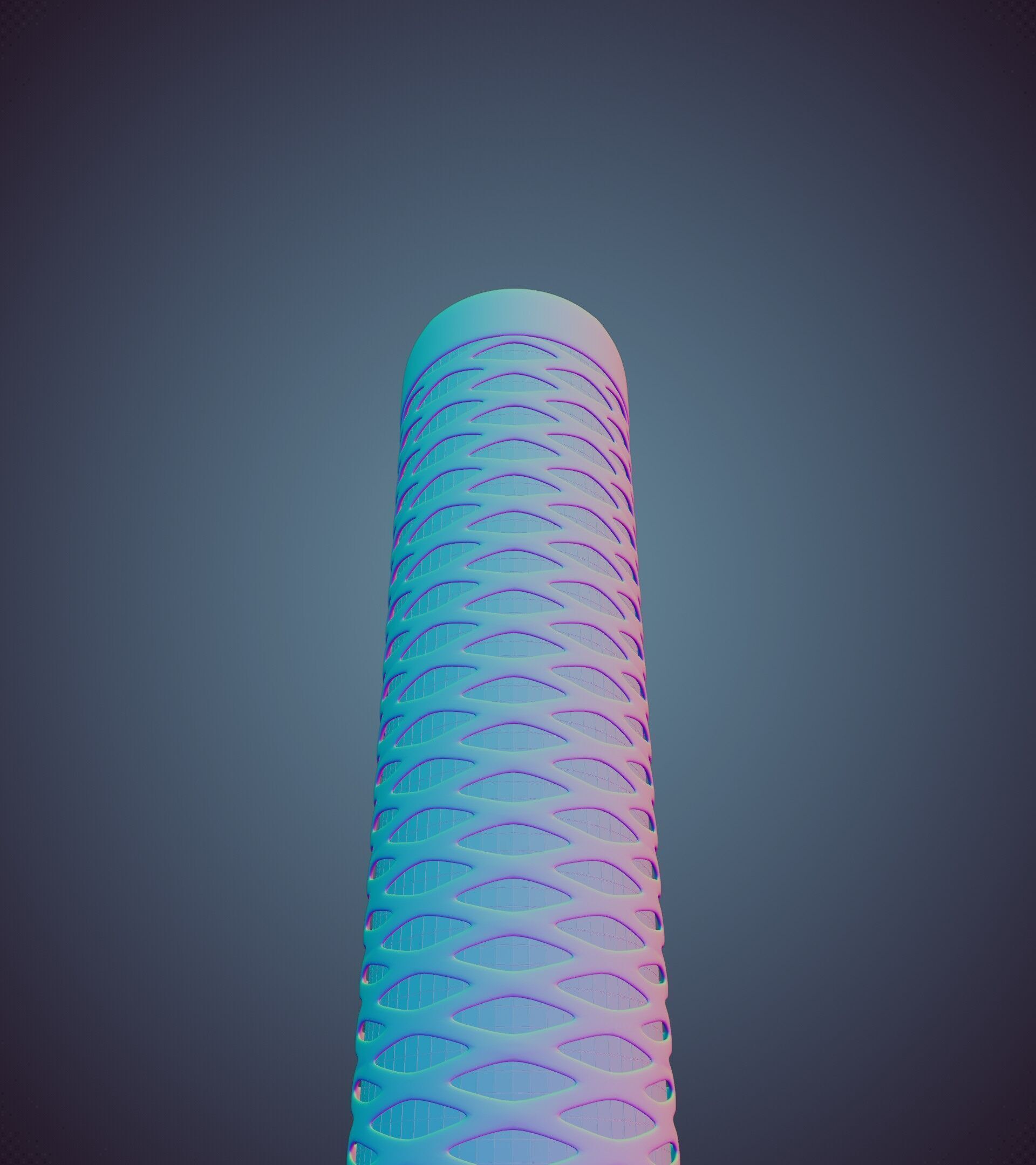 Parametric Building 1b13 3D model_31